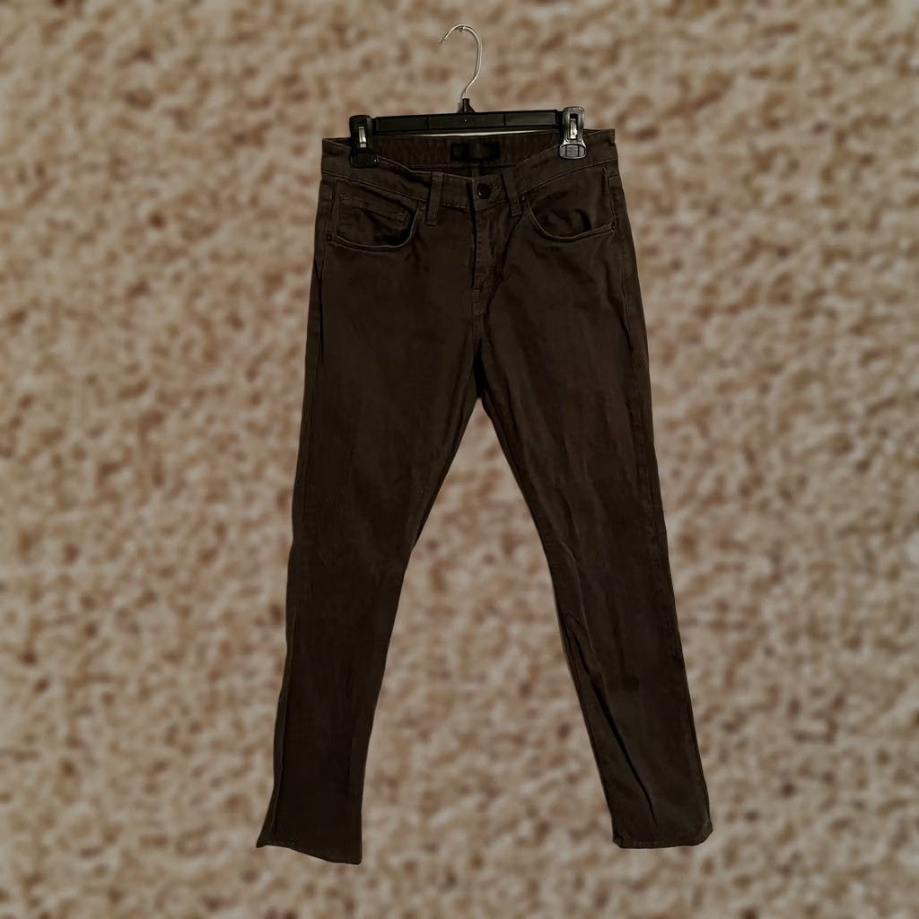 J Brand J BRAND Kane Regular Straight Fit Pants Dark Brown Gray Men's 30x33 Size US 30 / EU 46 - 1 Thumbnail