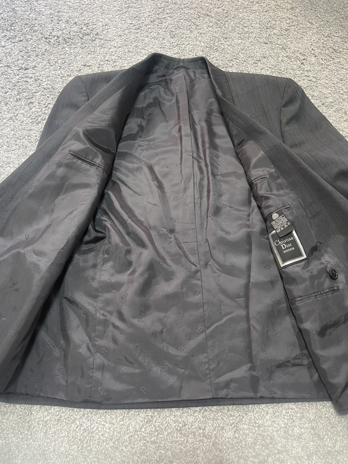 Christian Dior Monsieur Christian Dior Monsieur Vintage Shoulder Pads Blazer size M Size 42R - 8 Thumbnail