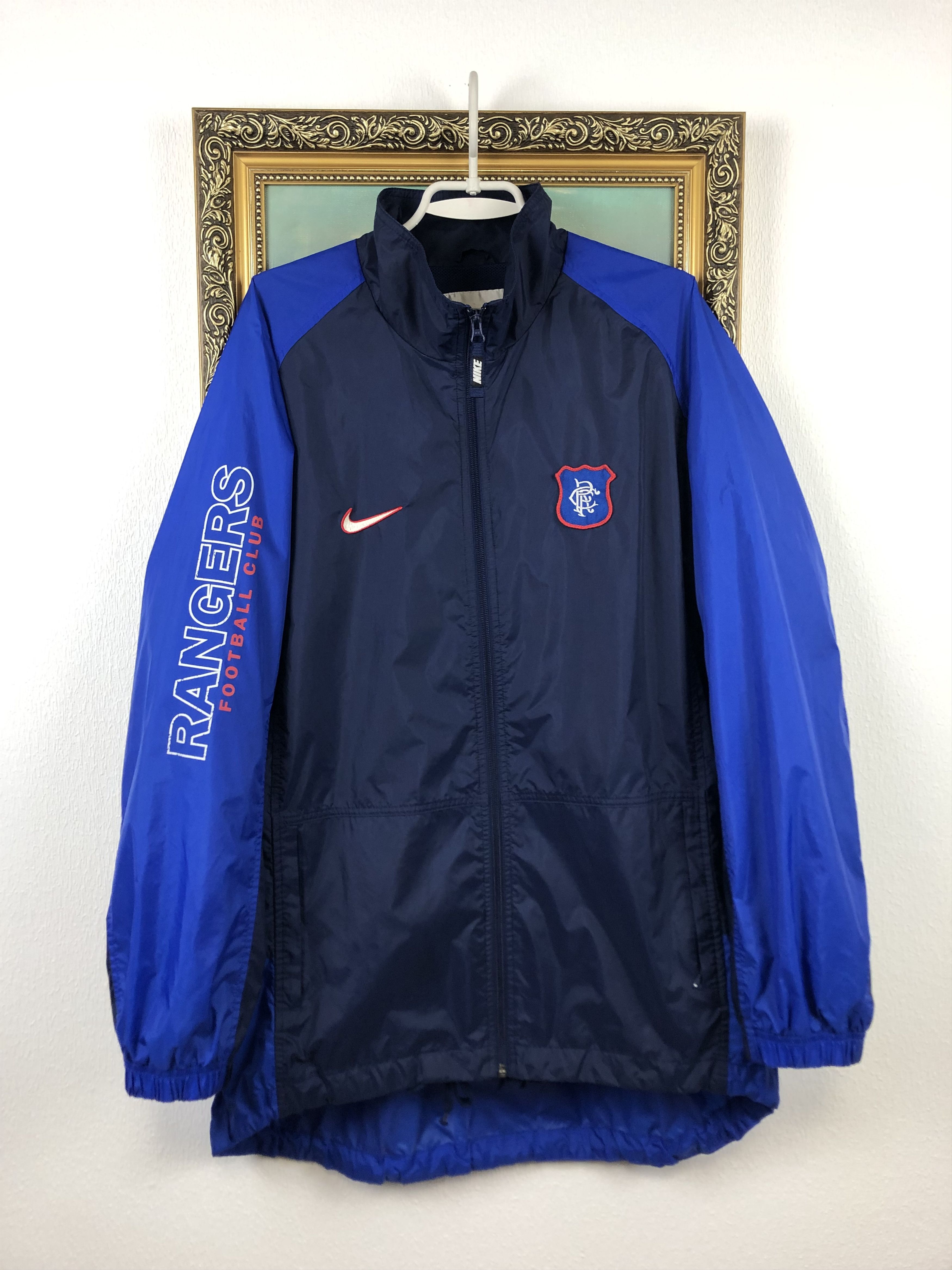 image of Nike Glasgow Rangers Wind Football Jacket Soccer, Men's (Size XL)