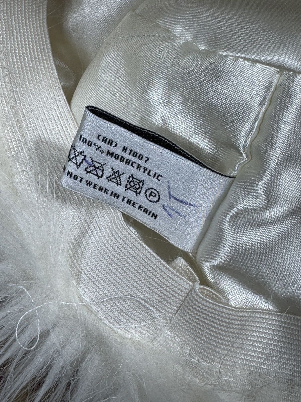If Six Was Nine × Le Grande Bleu (L.G.B.) × Vintage ᶠᵃⁿᶜʸᵍᵘʸ Vintage Faux Fur Ushanka 90s Beanie Hat Cap Mohair Size ONE SIZE - 3 Thumbnail