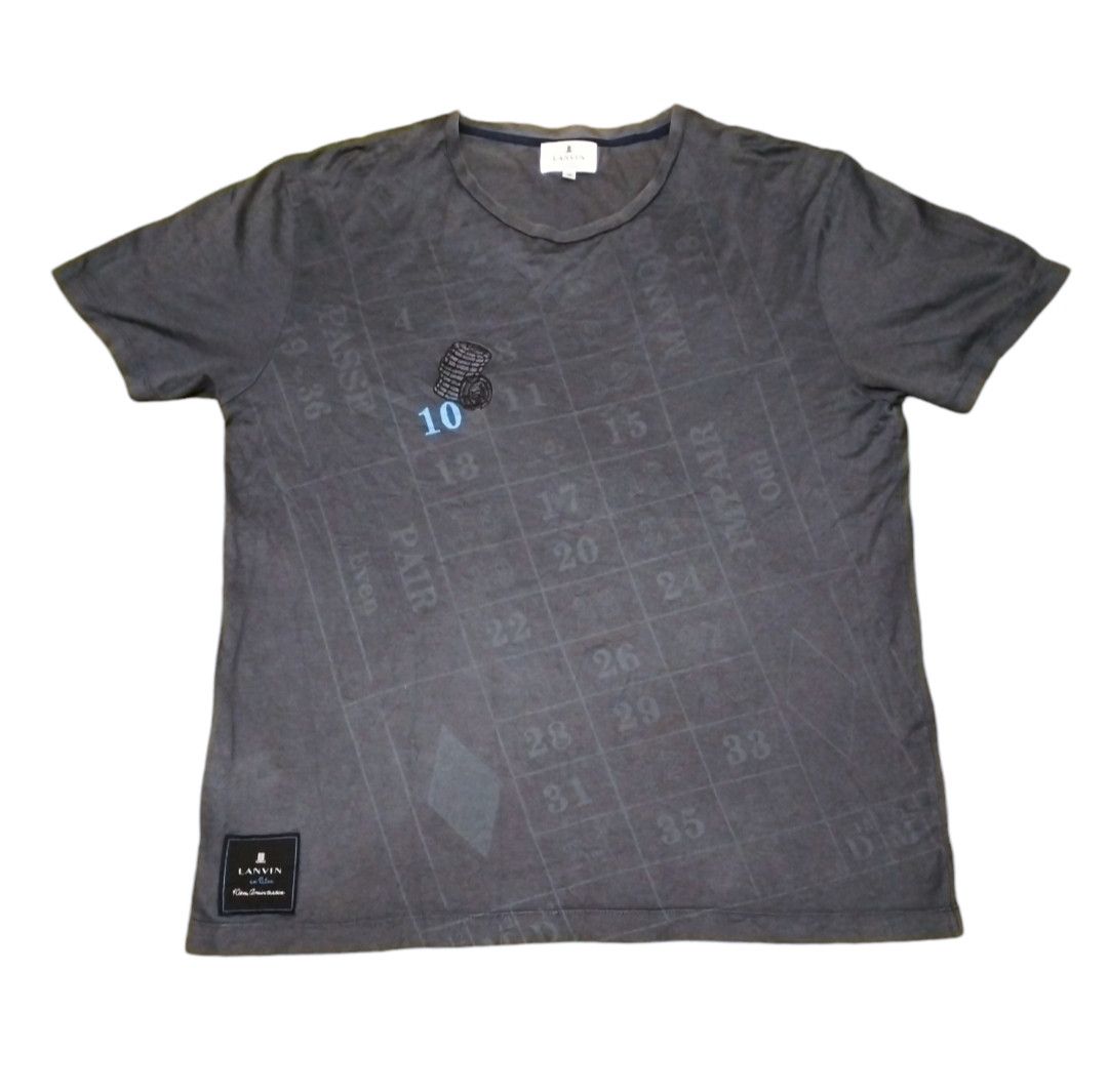 Designer × Lanvin Vintage Lanvin 10 coin en bleu Shirt Size US M / EU 48-50 / 2 - 1 Thumbnail