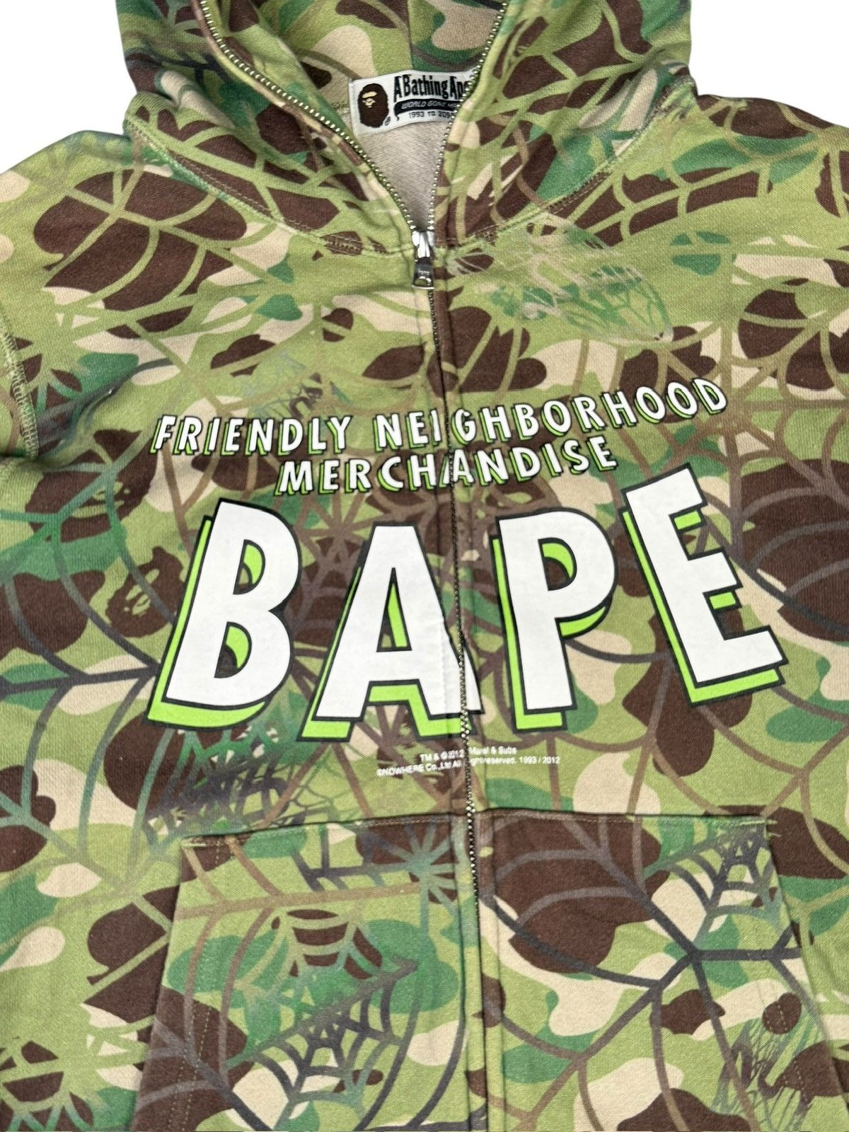 Bape × Marvel Comics Bape x Spiderman hoodie Size US S / EU 44-46 / 1 - 3 Thumbnail