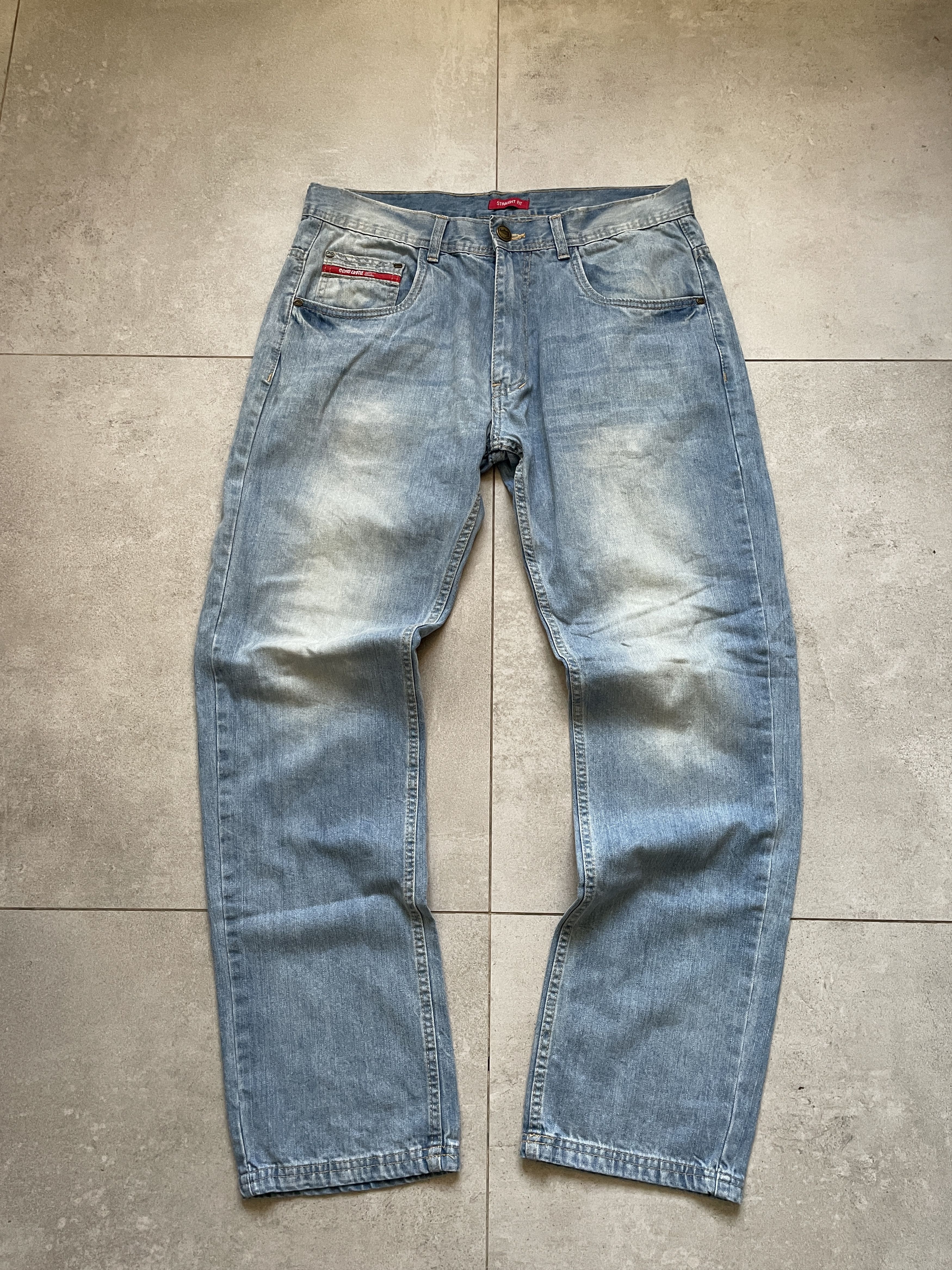 Ecko Unltd. Y2K LIGHT BLUE ECKO UNLTD UNLIMITED BAGGY STRAIGHT JEANS Size US 36 / EU 52 - 2 Thumbnail