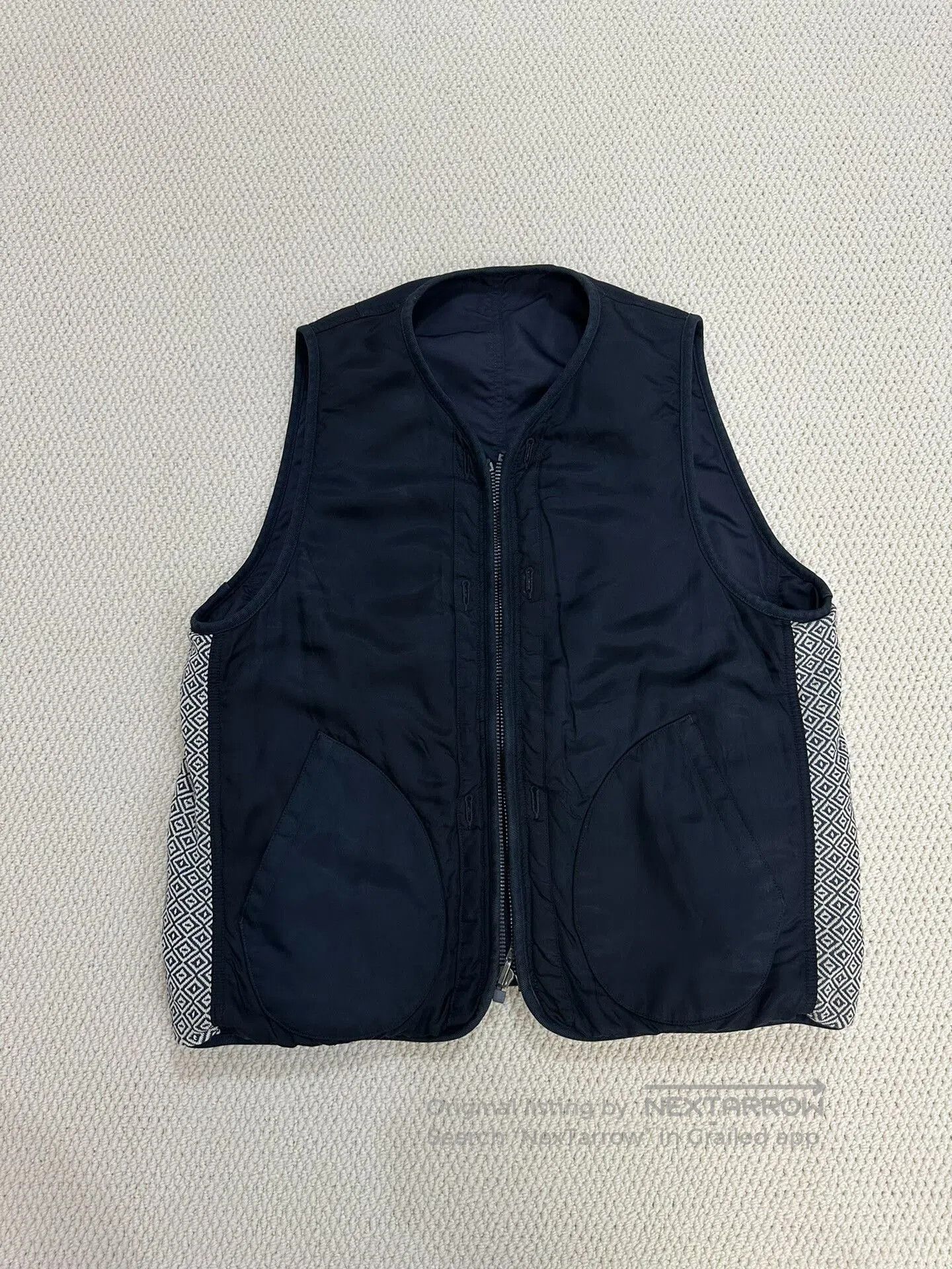 Visvim visvim iris double-sided vest in navy. Size US S / EU 44-46 / 1 - 3 Thumbnail