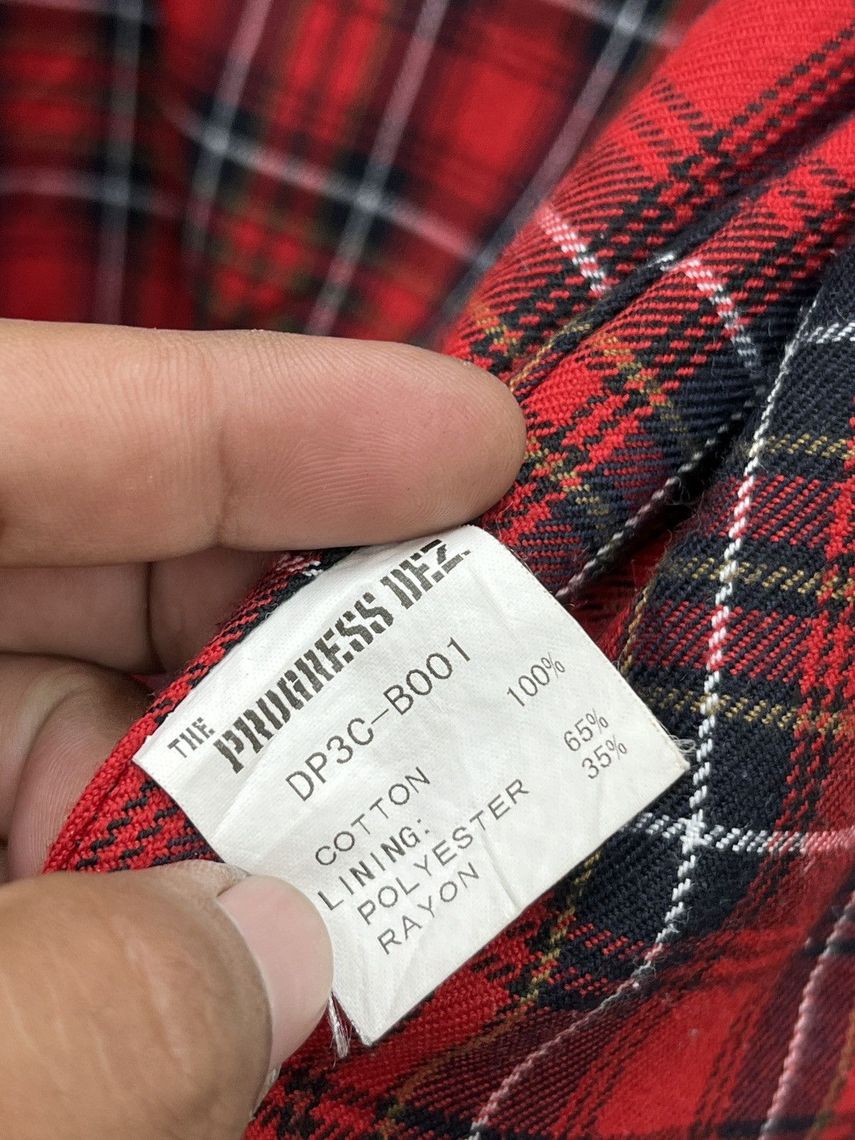 Mastercraft Union 🔥🔥🔥ARCHIVE THE PROGRESS DEZ TARTAN ZIPPER JACKET Size US L / EU 52-54 / 3 - 11 Thumbnail