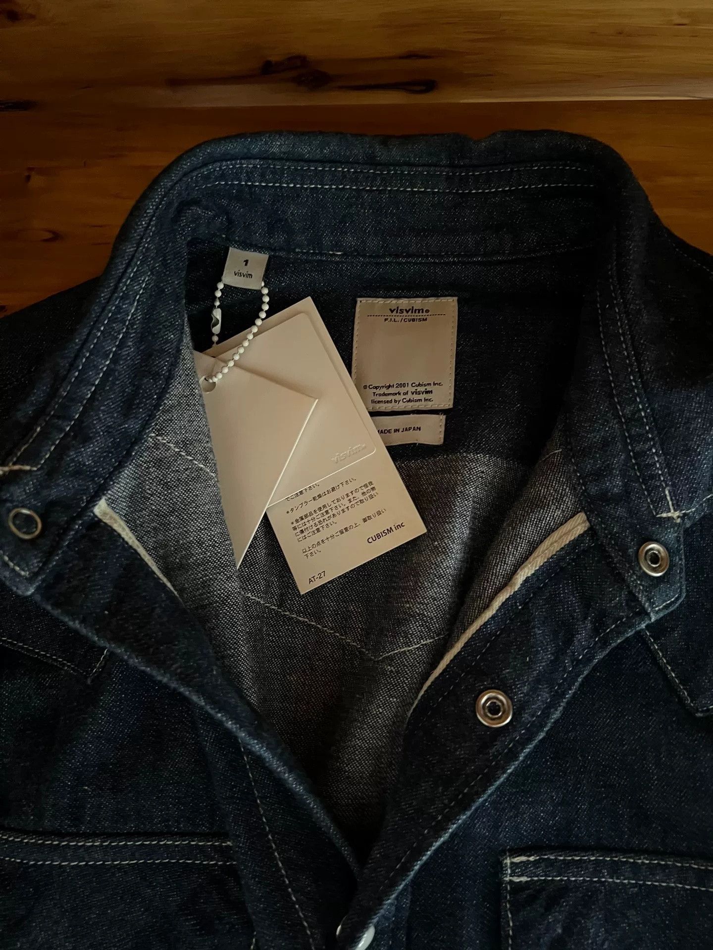 Visvim visvim 15aw Indian Water Drop Denim Shirt Size US S / EU 44-46 / 1 - 8 Thumbnail