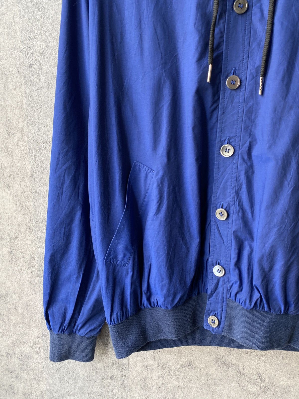 A.P.C. A.P.C Japan Button Hoodie Blue Jacket Size US M / EU 48-50 / 2 - 5 Thumbnail