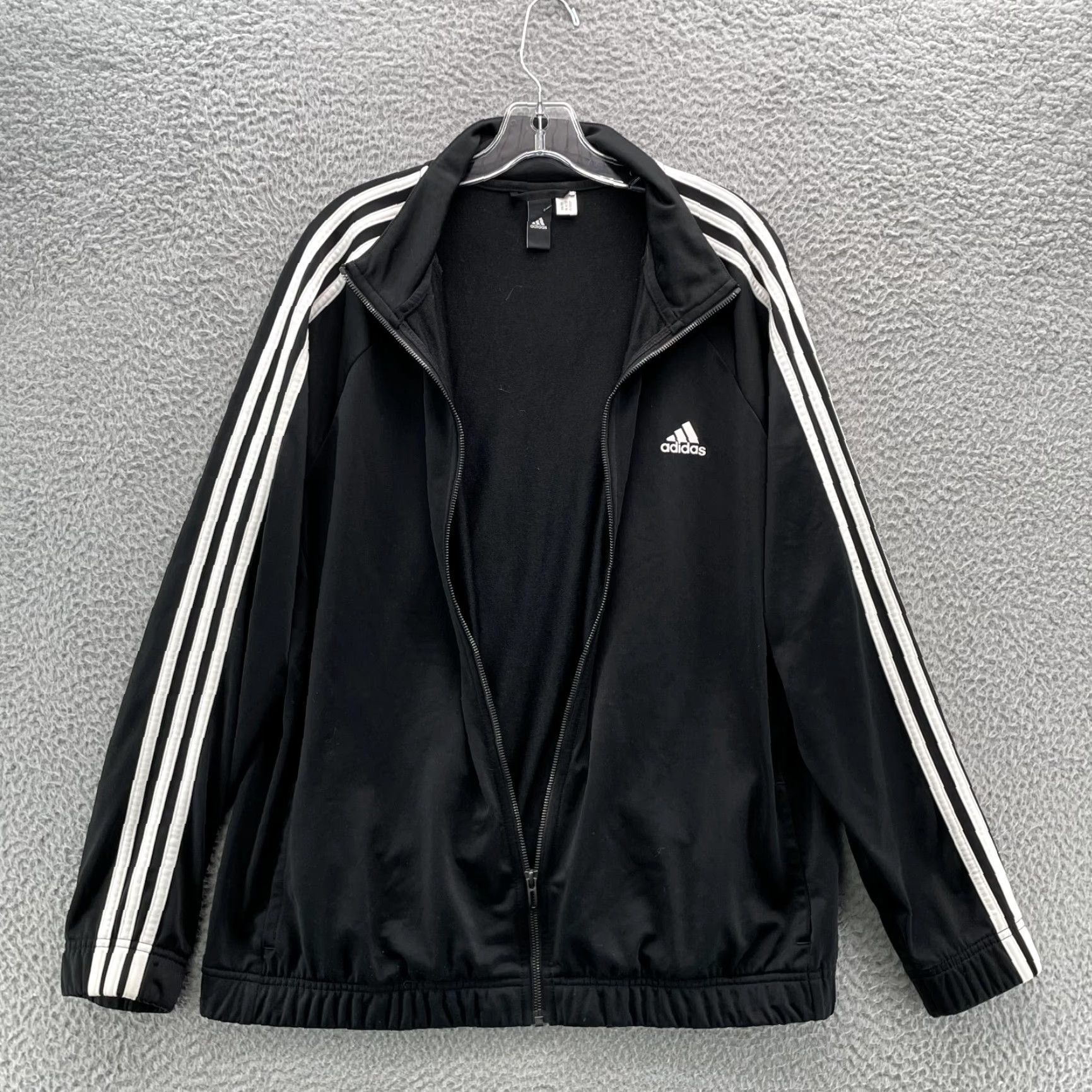 Adidas Adidas Track Jacket Men's XL Black Y2k Hip Hop Streetwear Sportsw Size US XL / EU 56 / 4 - 3 Thumbnail