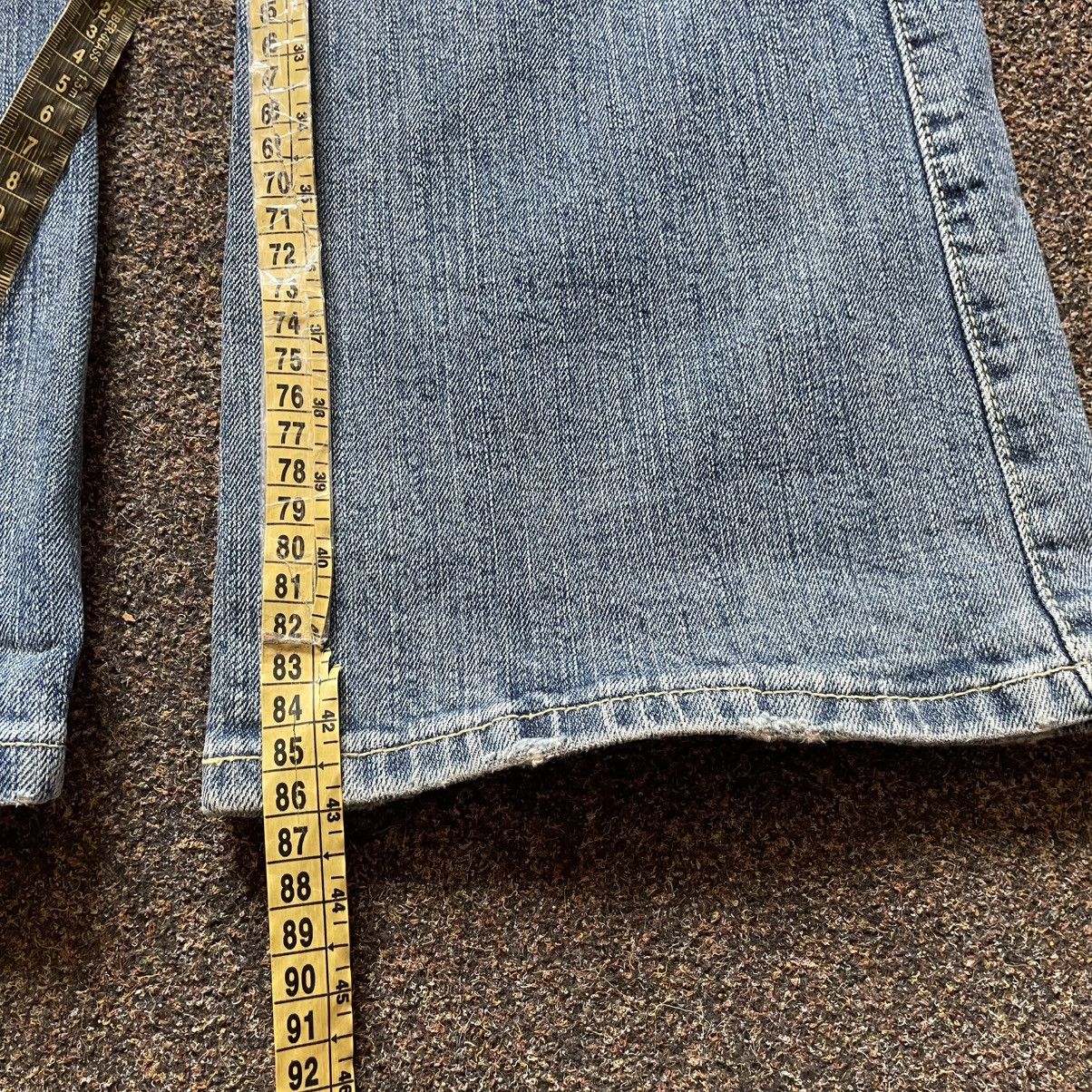 Vintage Y2K Vintage Flared Bootcut Jeans Sun Faded Grunge Baggy 33 Size 33" - 7 Thumbnail