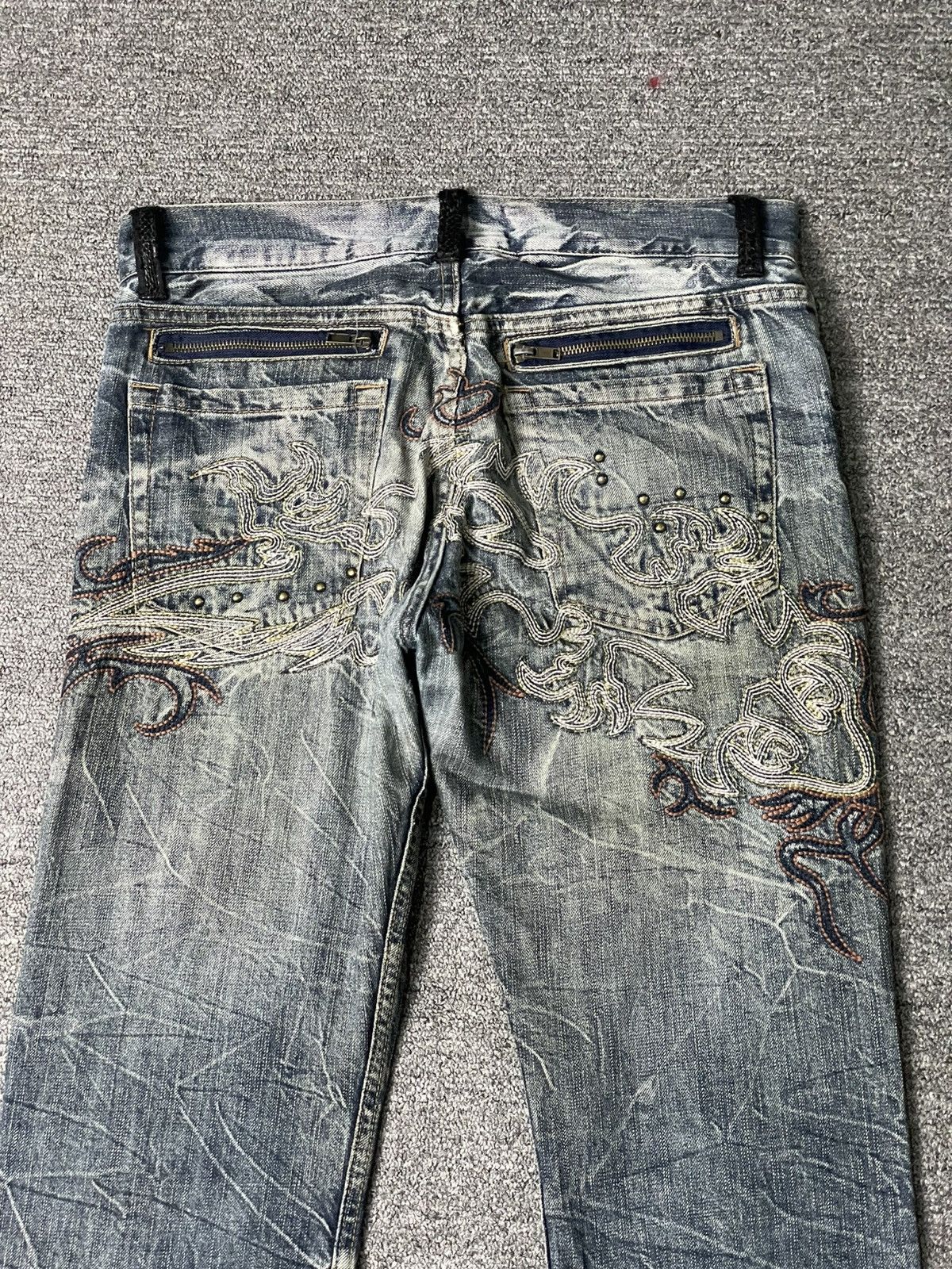 Japanese Brand × Vintage Japanese Brand Eternal Embroidered Grunge Jeans (101) Size US 33 - 11 Thumbnail