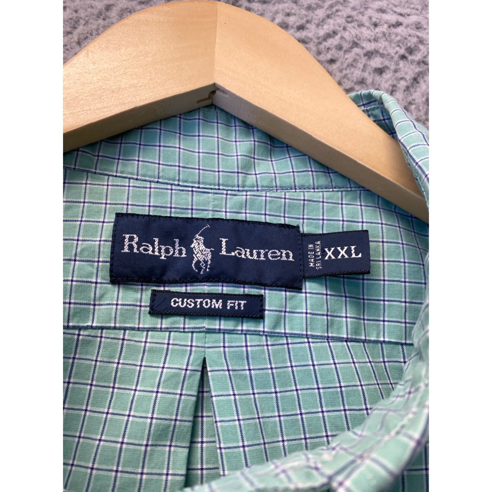 Polo Ralph Lauren VINTAGE Polo Ralph Lauren Men's Long Sleeve Cotton Oxford Shirt 2XL Green Lime Casual Classic Size US XXL / EU 58 / 5 - 4 Thumbnail