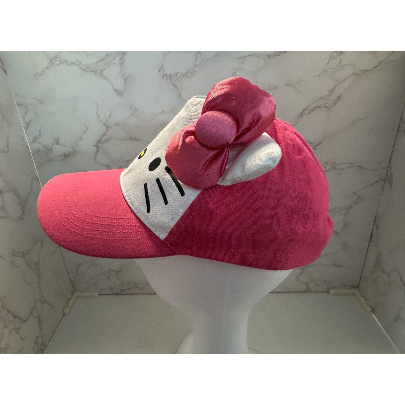Other Hello Kitty Girls Baseball Cap Hat with Pink Ribbon Size ONE SIZE - 5 Thumbnail