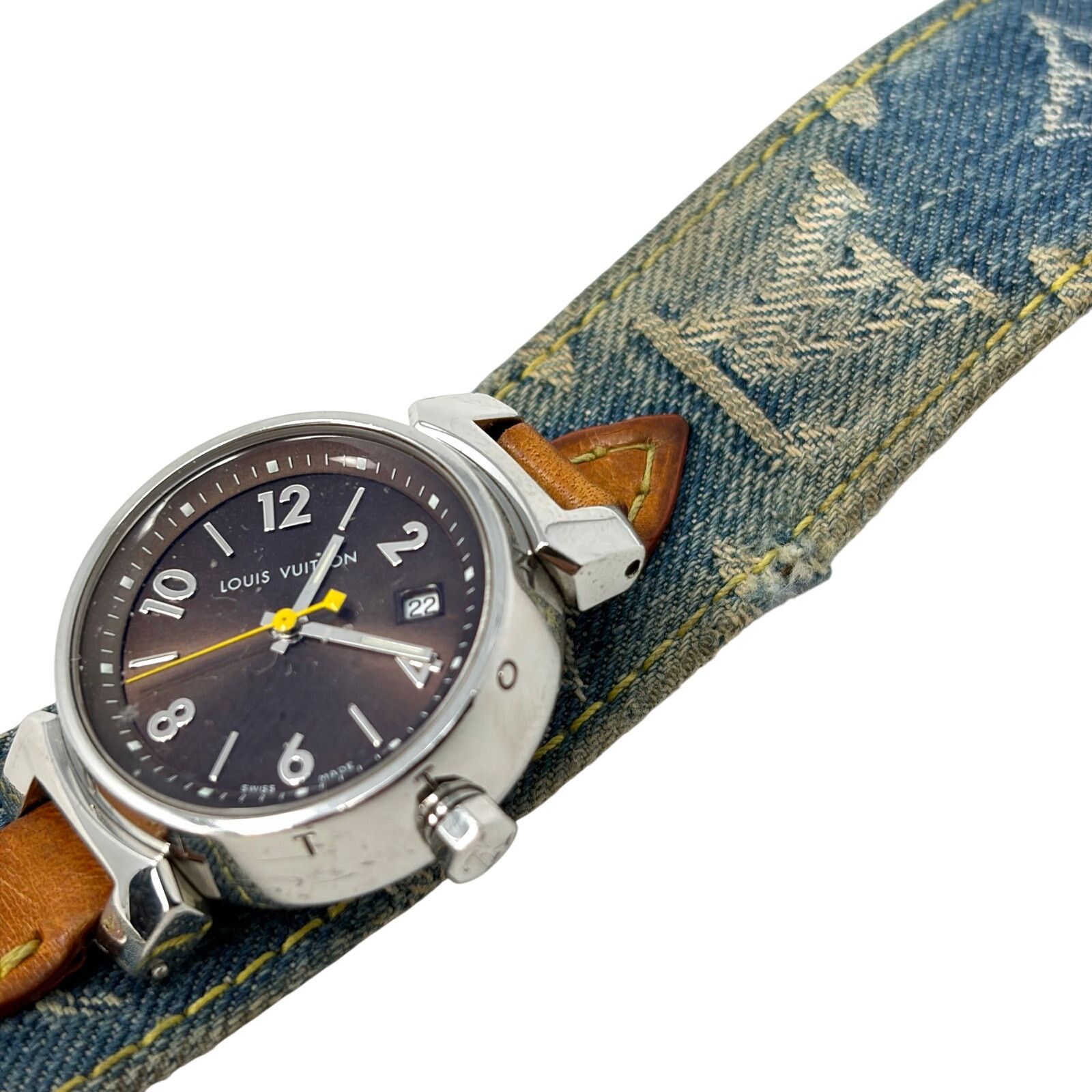 Louis Vuitton Louis Vuitton Denim Tambour Watch Size ONE SIZE - 2 Thumbnail
