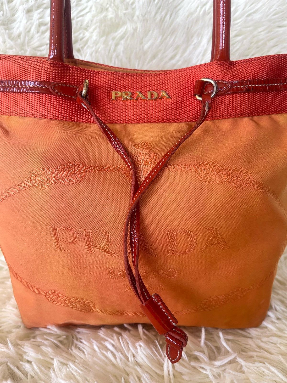 Prada × Vintage Prada Nylon Tote Bag Size ONE SIZE - 4 Thumbnail