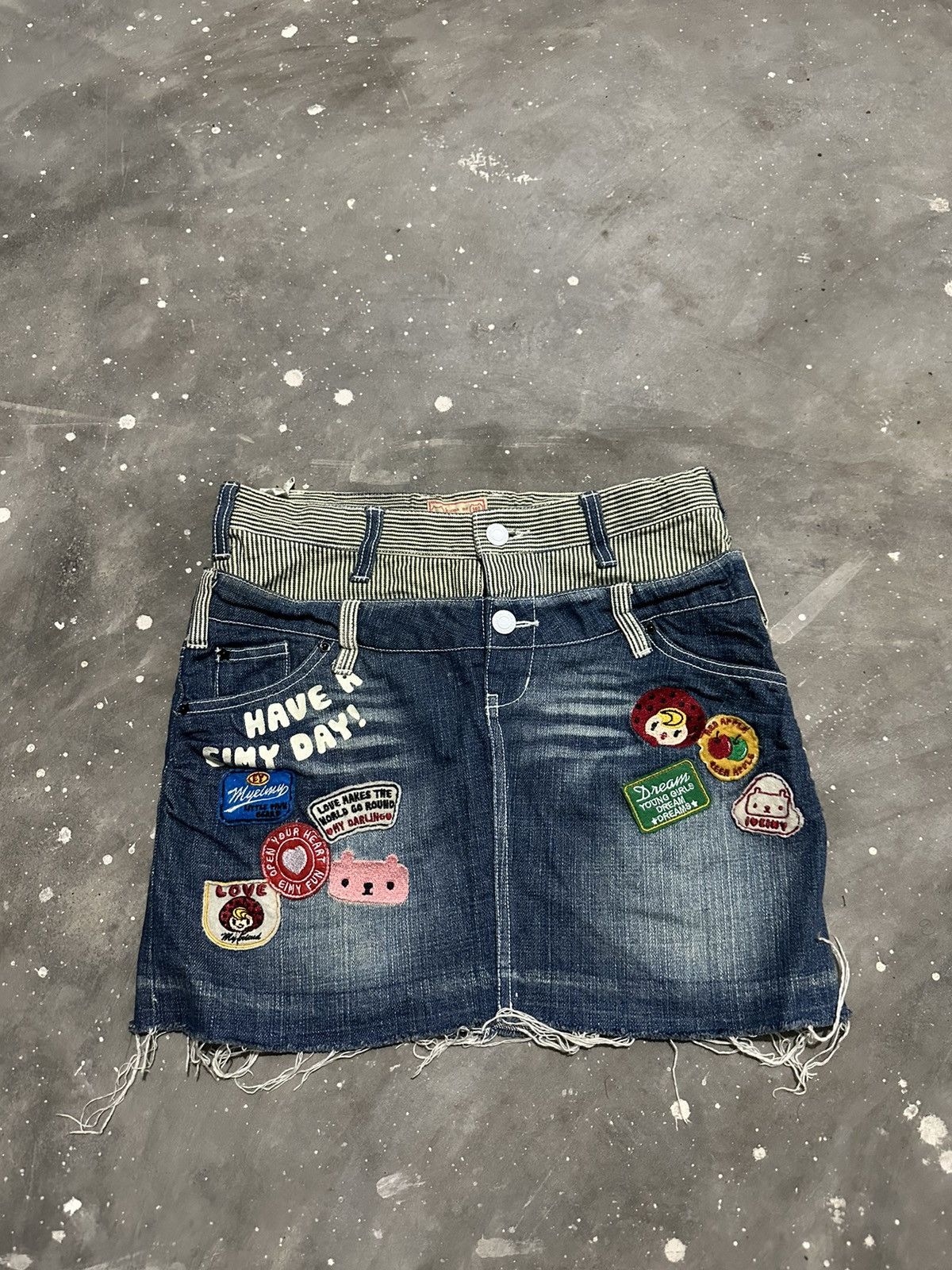 Japanese Brand Kuma no Eimy Chan Double Waist Style Skirt Size 27" / US 4 / IT 40 - 1 Thumbnail
