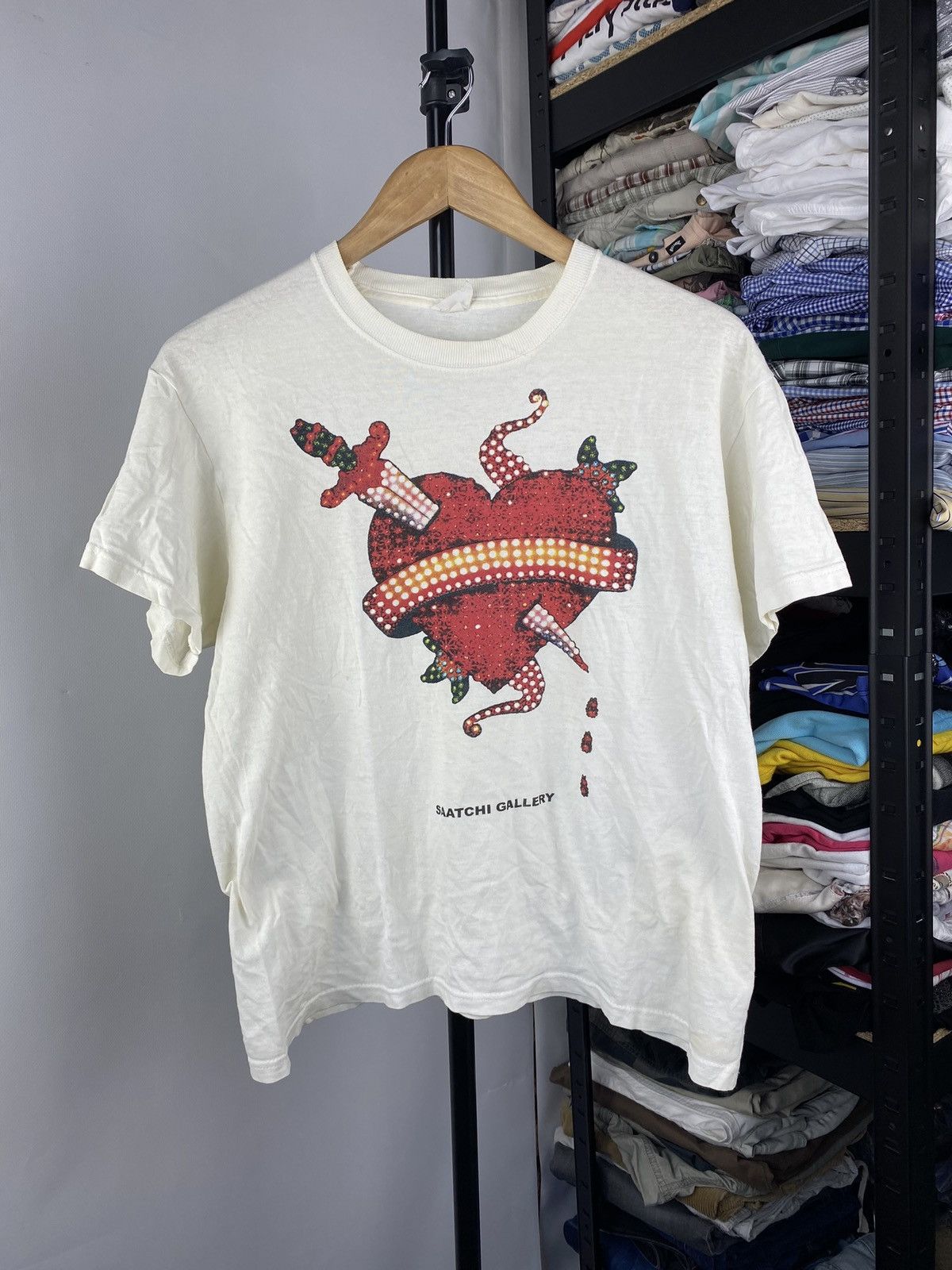 Vintage 🔥VTG Art Shirt Tim Noble Sue Webster Saatchi Gallery Promo Size US M / EU 48-50 / 2 - 1 Thumbnail