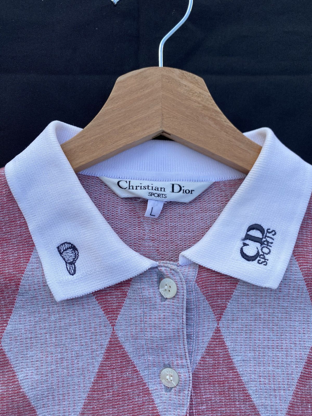 Christian Dior Monsieur Vintage Christian Dior Polo Sports Checked Longsleeve Shirt Size US M / EU 48-50 / 2 - 9 Thumbnail