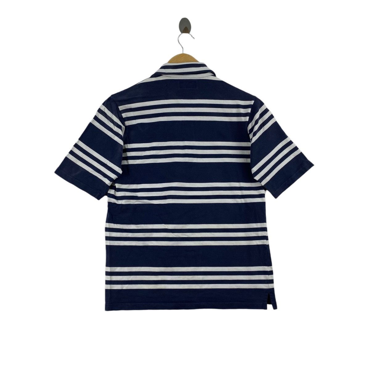 agnes b. AGNES B. PARIS Homme Half Zipper Stripes Collar Size US S / EU 44-46 / 1 - 3 Thumbnail