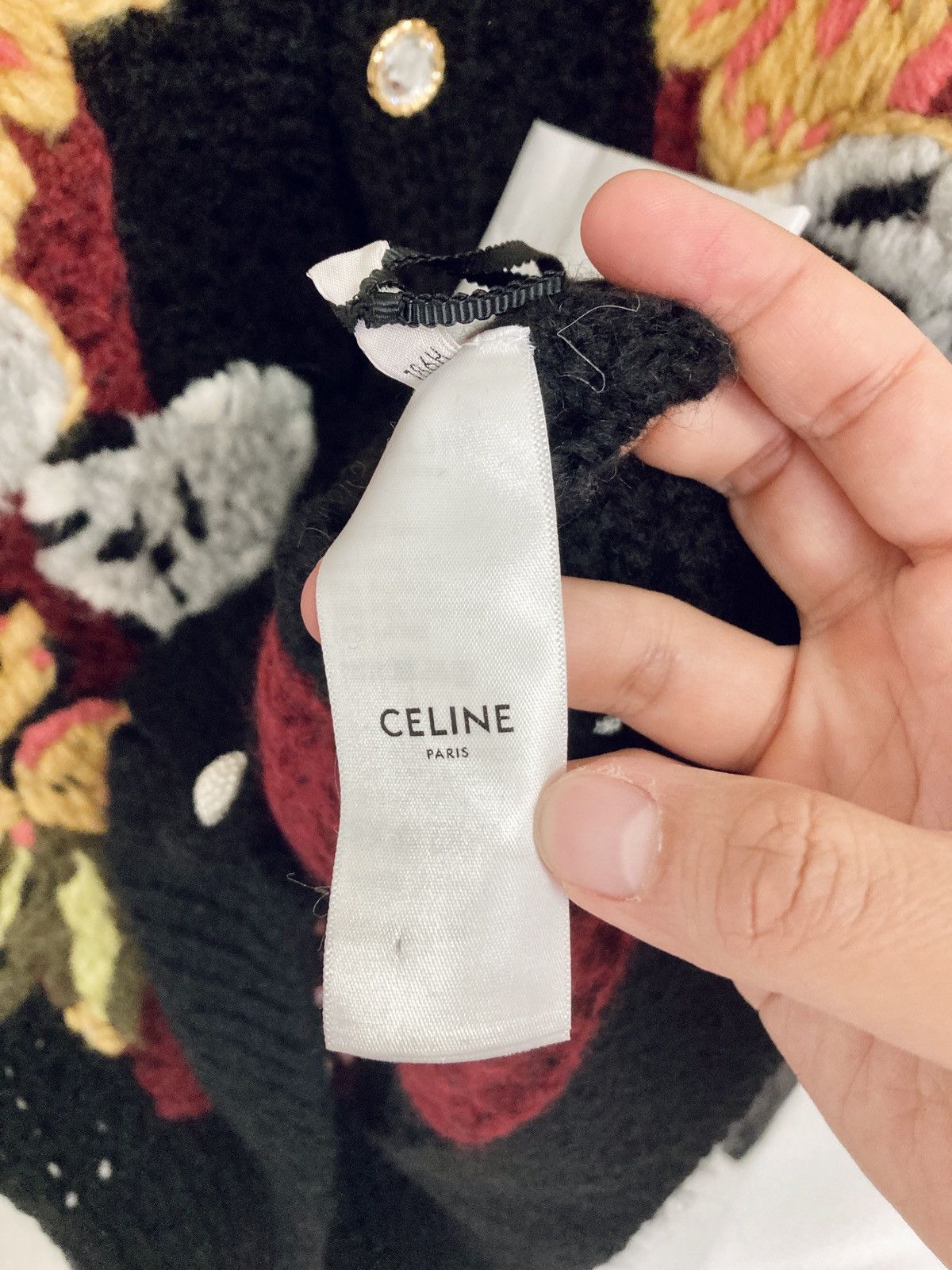 Celine CELINE BY HEDI SLIMANE 23SS CARDIGAN IN FLOWER CROCHET Size US S / EU 44-46 / 1 - 6 Thumbnail