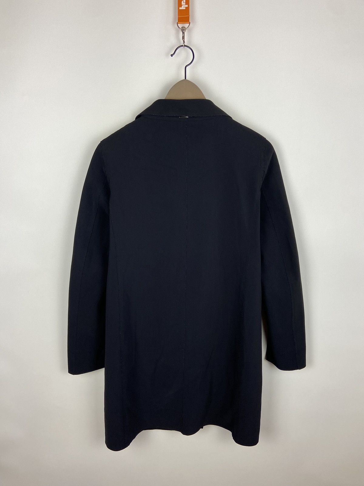 Herno RRP$700 Herno Stretch Overcoat Women's Blue Button Coat Size M / US 6-8 / IT 42-44 - 2 Thumbnail