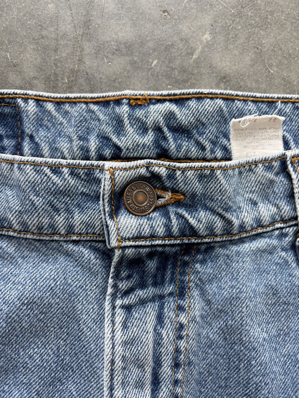 Levi's Vintage 90s Levis 560 Denim Shorts Baggy Loose Size US 36 / EU 52 - 3 Thumbnail
