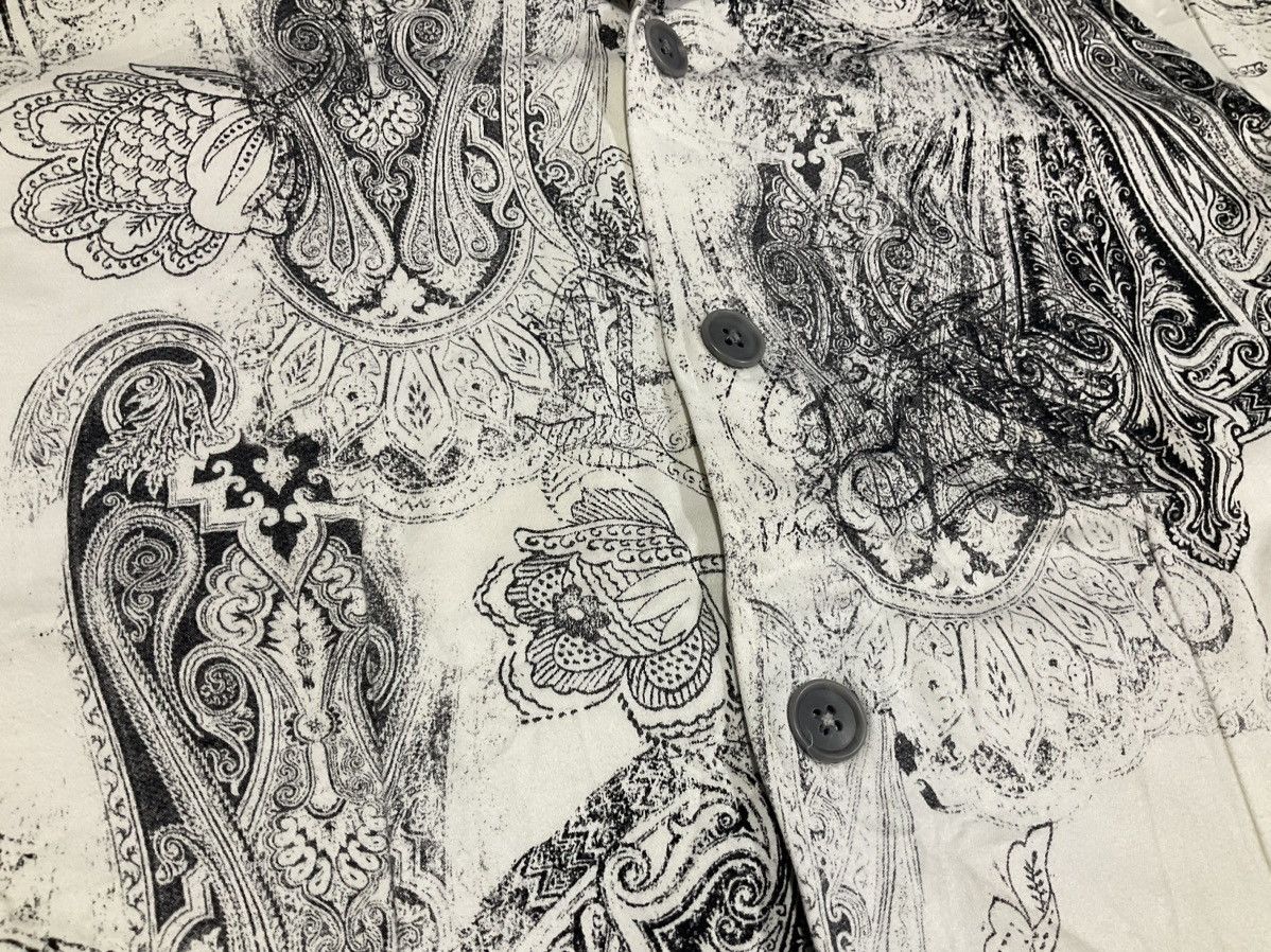 If Six Was Nine × Japanese Brand × Tornado Mart 🔥Sick Y2K Tornado Mart Shirt Psychedelic Paisley Size US L / EU 52-54 / 3 - 12 Thumbnail