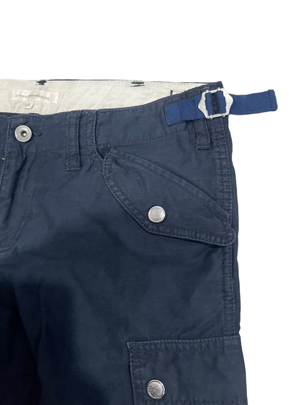 Japanese Brand × Vintage Vintage Green Label Relaxing Cargo Pants Size US 32 / EU 48 - 10 Thumbnail
