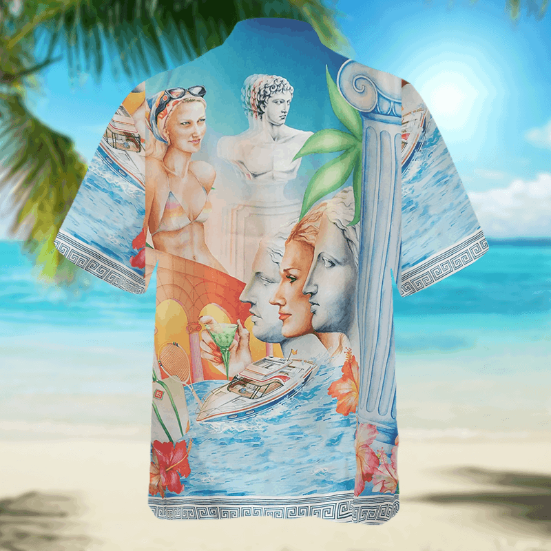Vintage Le Plongeon Shirt, Art-Inspired Elegance Size US S / EU 44-46 / 1 - 4 Thumbnail