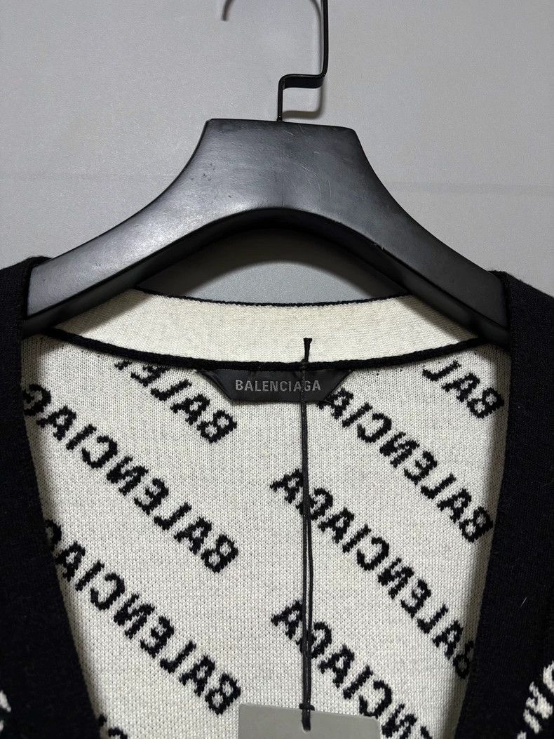 Balenciaga Balenciaga Logo Print Open Cardigan-2506 Size US M / EU 48-50 / 2 - 3 Thumbnail