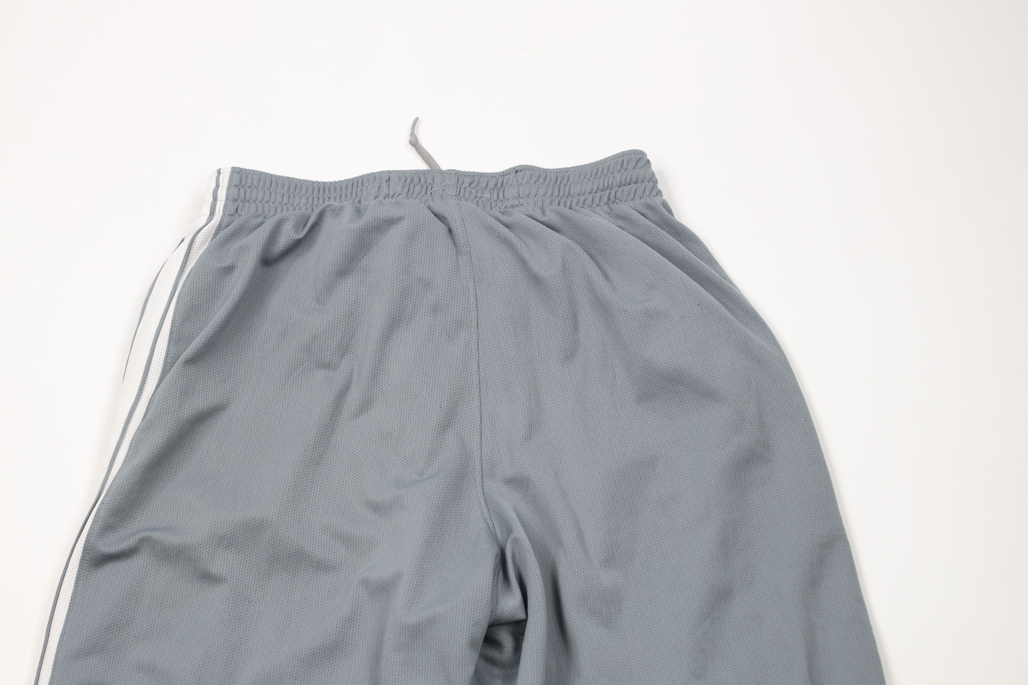 Nike × Vintage Vintage Nike Basketball Mini Swoosh Wide Leg Pants Gray Size US 34 / EU 50 - 11 Thumbnail