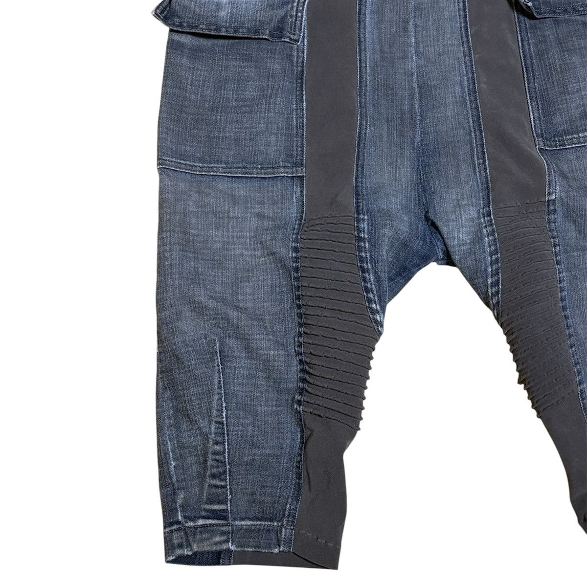 Rick Owens Drkshdw 2000s DRKSHDW OLMAR AND MIRTA MEMPHIS CARGO CROPPED TROUSERS Size US 31 - 3 Thumbnail