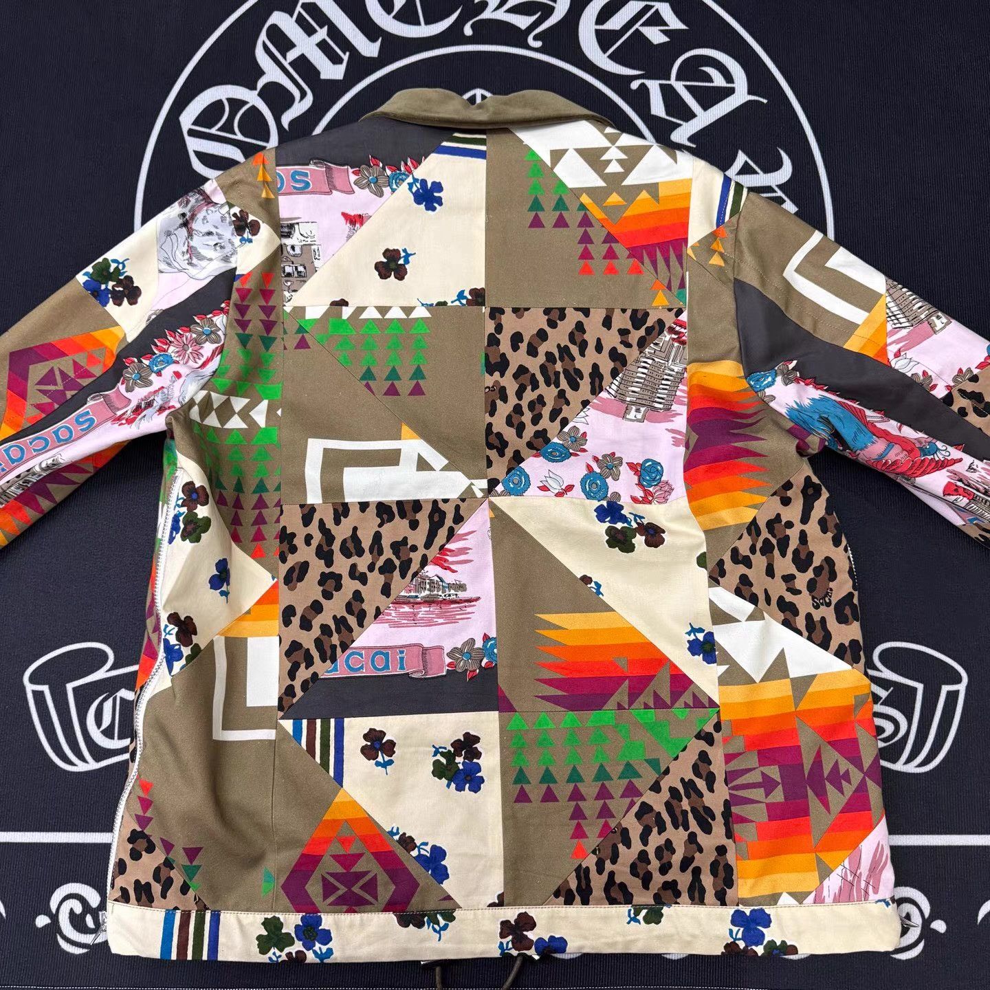 Sacai Sacai Leopard PrintAll-OverPrintPatchwork Zip-Up Jacket Q10 Size US XL / EU 56 / 4 - 3 Thumbnail