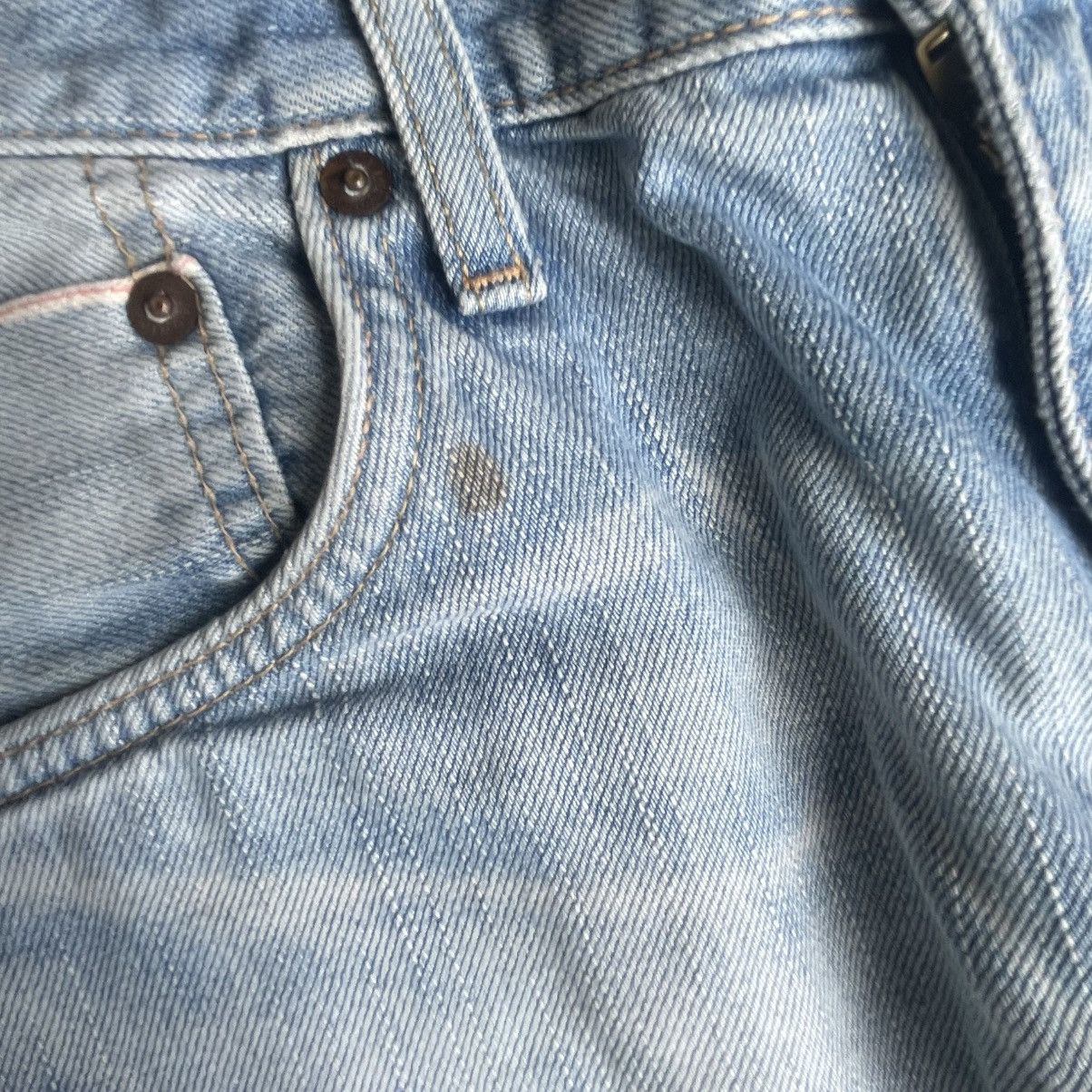 Edwin 🔥Vintage Edwin 505ZXX Stoned Washed Ripped Distress Jeans Size US 30 / EU 46 - 9 Thumbnail