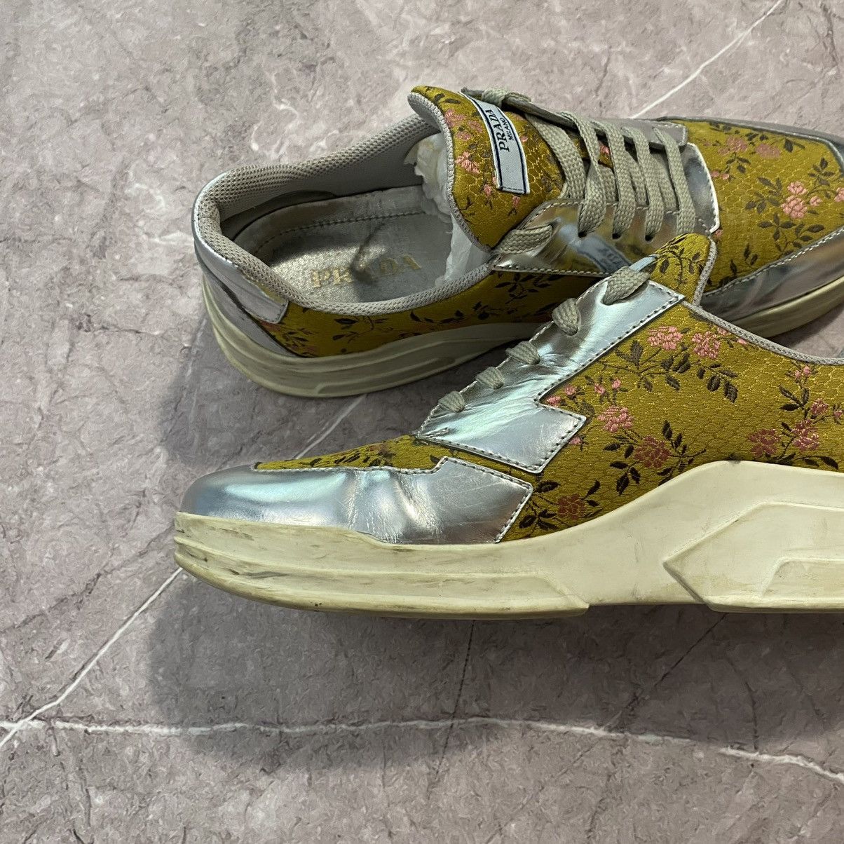 Prada RARE ! PRADA SHOES FLOWERS Size US 10 / IT 40 - 7 Thumbnail