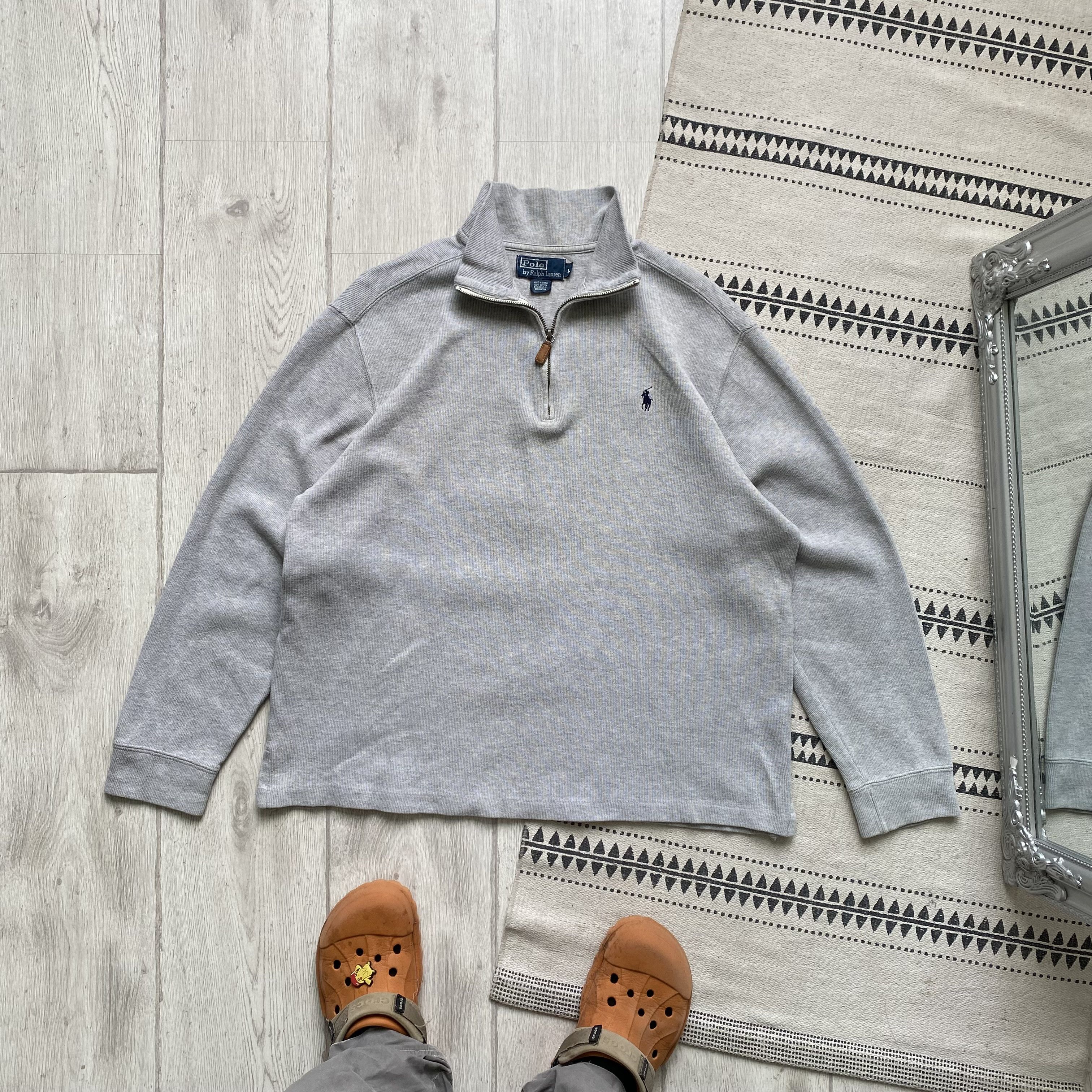 Polo Ralph Lauren Vintage 90s Polo Ralph Lauren sweater Half Zip sweatshirt Size US L / EU 52-54 / 3 - 5 Thumbnail