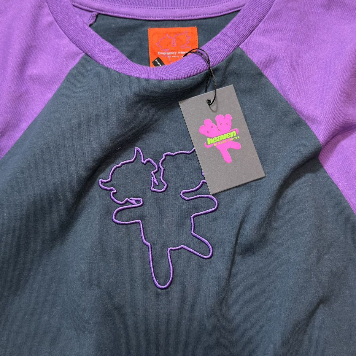 Heaven by Marc Jacobs NWT Emergency Intercom long sleeve raglan tee Size M / US 6-8 / IT 42-44 - 4 Thumbnail
