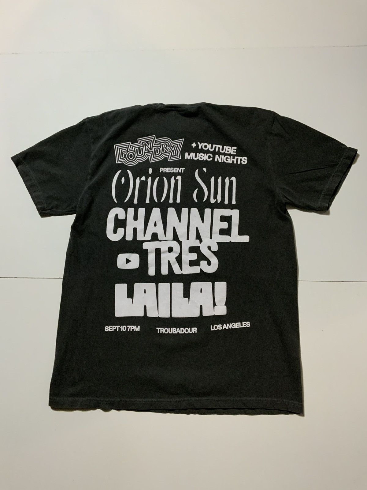 Band Tees × Comfort Colors Foundry YouTube Music Nights Orion Sun Band T-Shirt Size US L / EU 52-54 / 3 - 1 Thumbnail