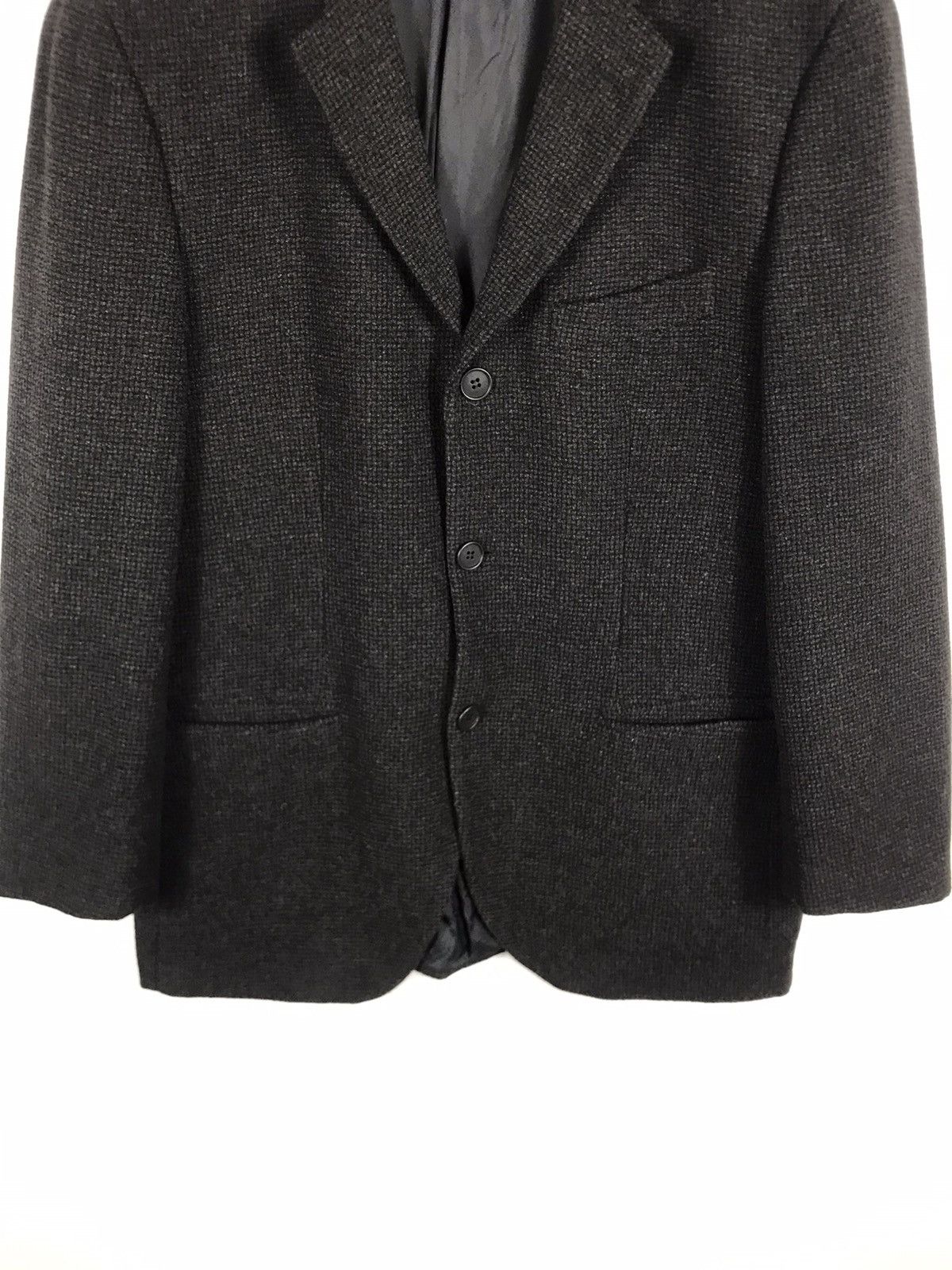 Emporio Armani 🔥Emporio Armani Wool Tweed Single Breast Coat Size 50R - 5 Thumbnail