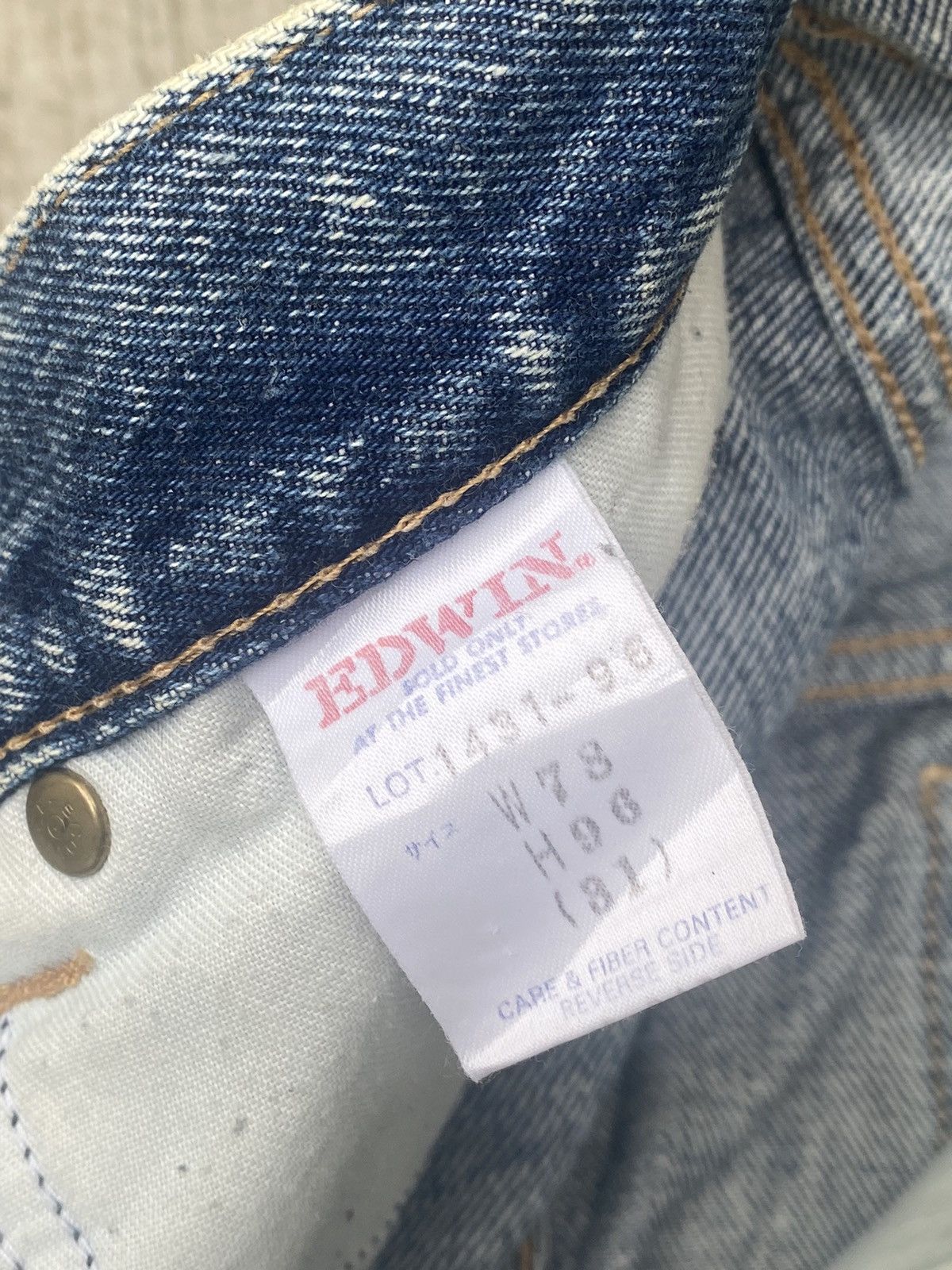 Edwin Vintage Edwin Lot 1431-96 Asid Wash Custom Shorts Size US 28 / EU 44 - 12 Thumbnail