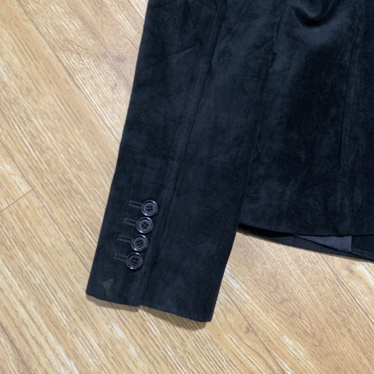 Yohji Yamamoto INED by Yohji Yamamoto Velvet Black Blazer Japan Brand Size US S / EU 44-46 / 1 - 11 Thumbnail