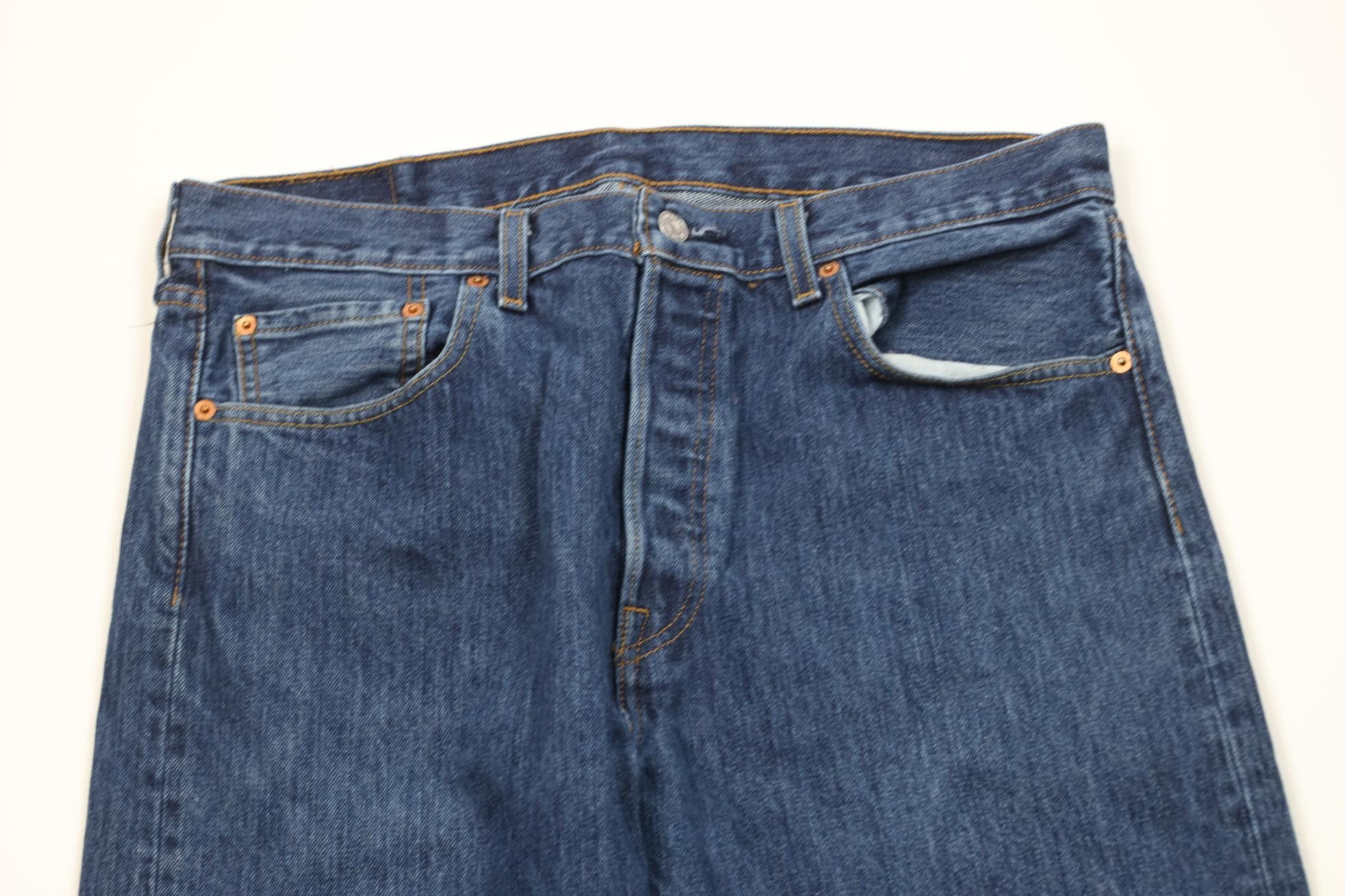 Levi's Vintage Y2K Levis 501xx Button Fly Original Fit Denim Jeans Size US 34 / EU 50 - 2 Thumbnail