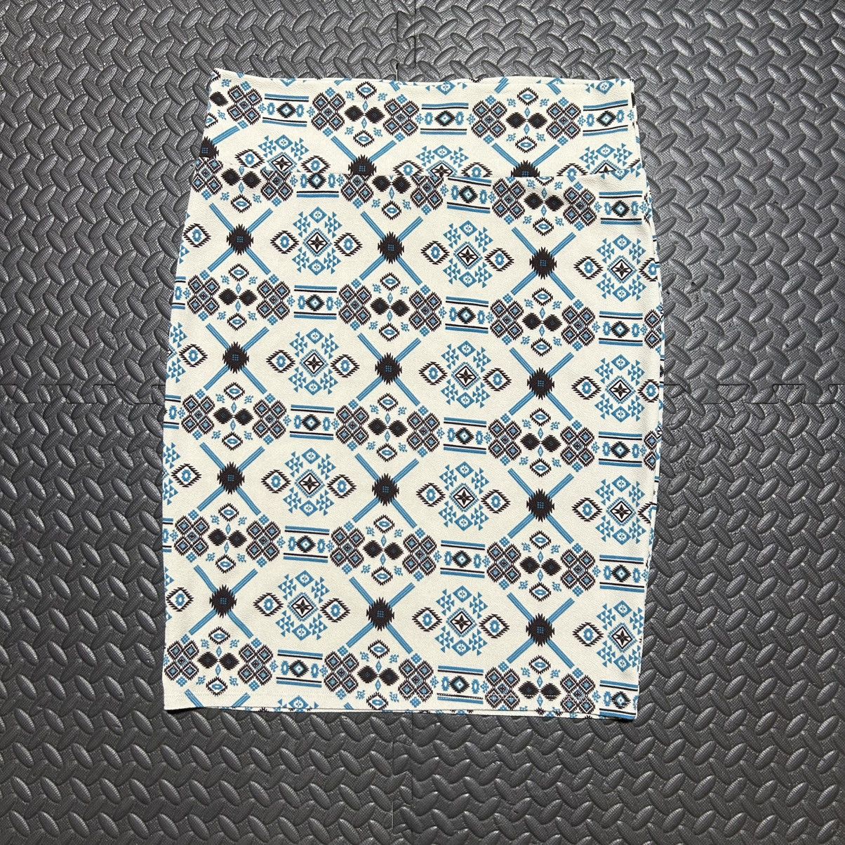 Other Lularoe Cassie Skirt Aztec Southwestern Star Women’s 2XL Size 42" / US 20 - 1 Thumbnail