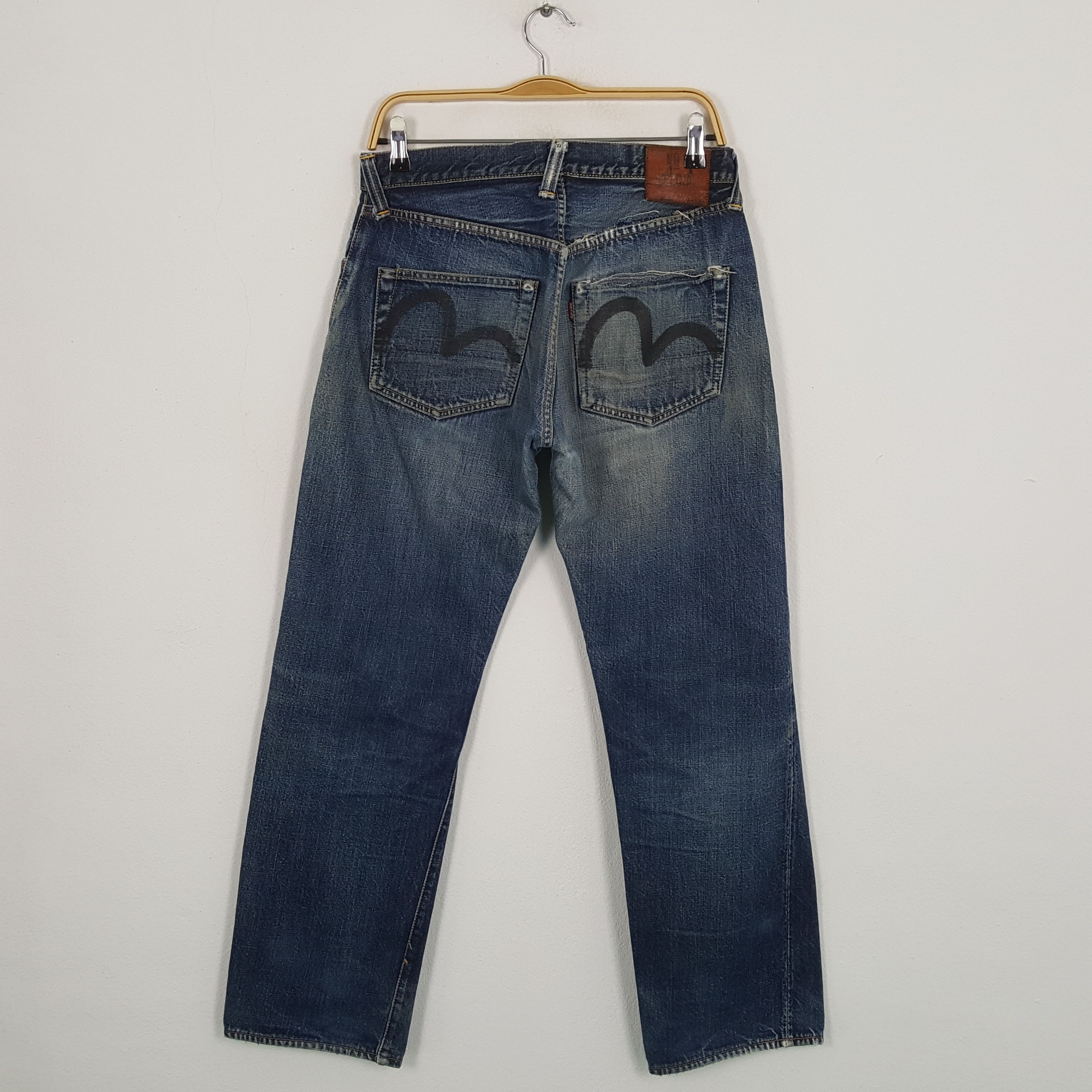 Evisu × Japanese Brand × Vintage Vintage EVISU Japanese Brand Daicock Custom Design Jeans Size US 29 - 4 Thumbnail