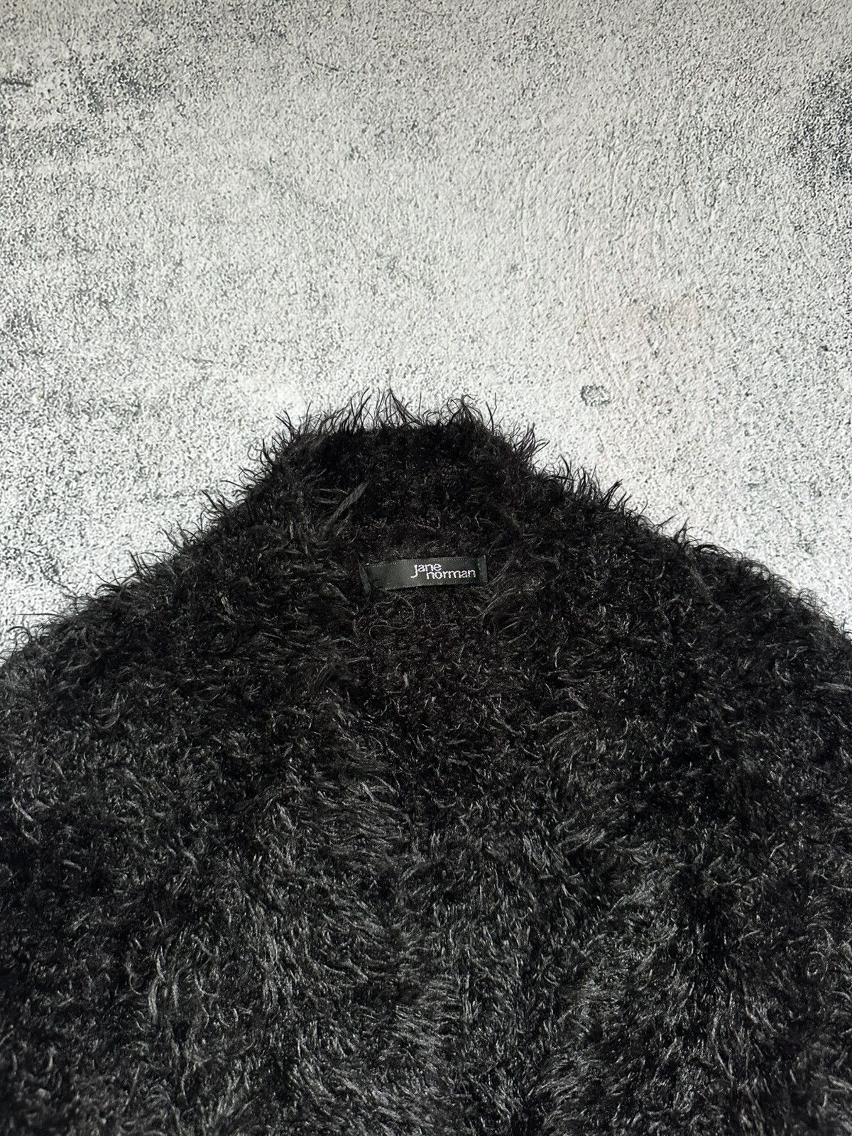 Japanese Brand Faux Fur Style Black Women's Jacket Small Fit Size XXS / US 00 / IT 34 - 5 Thumbnail