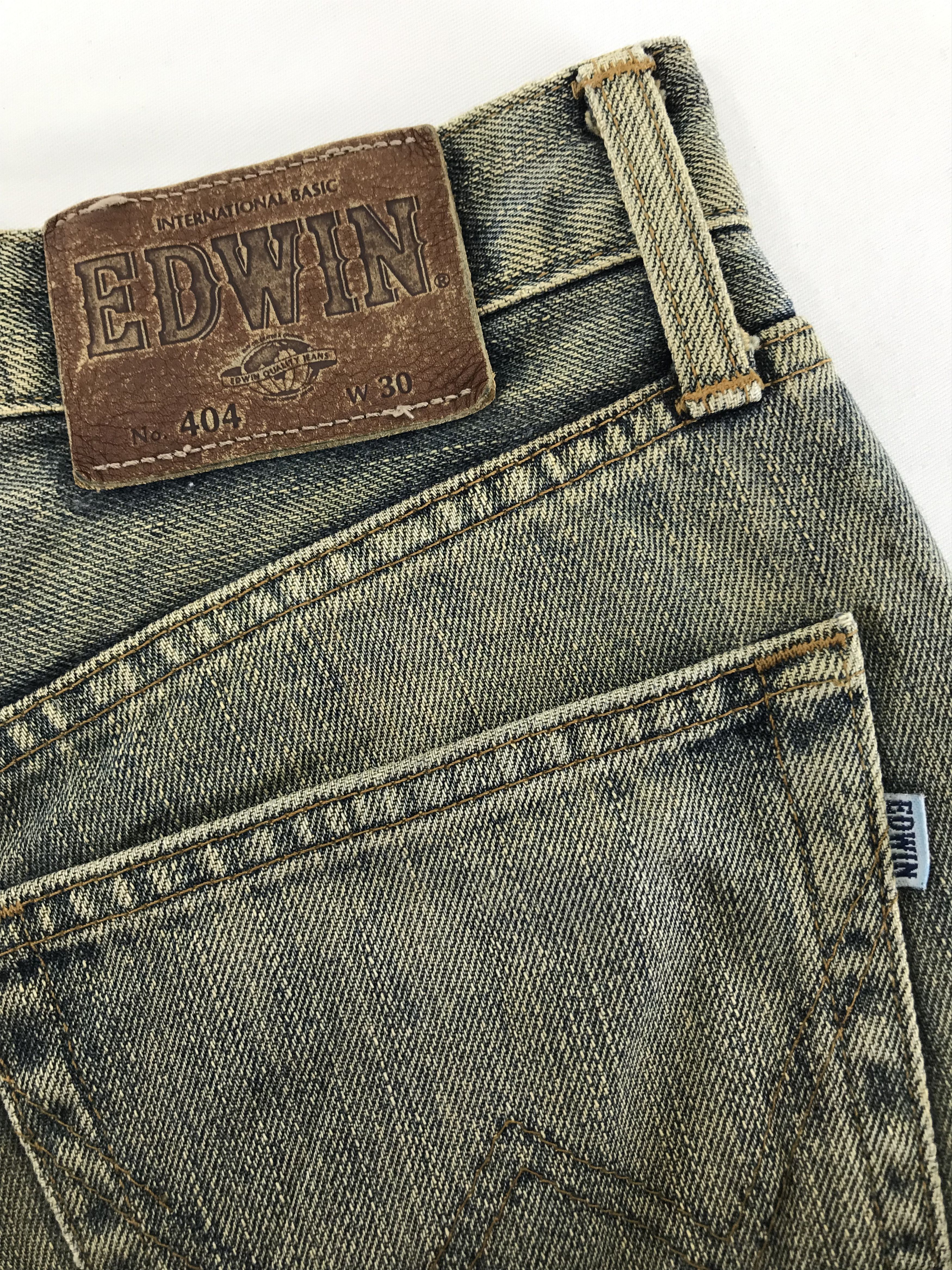 Edwin Vintage Edwin 404 Bleach Rusty Jeans Size US 29 - 12 Thumbnail