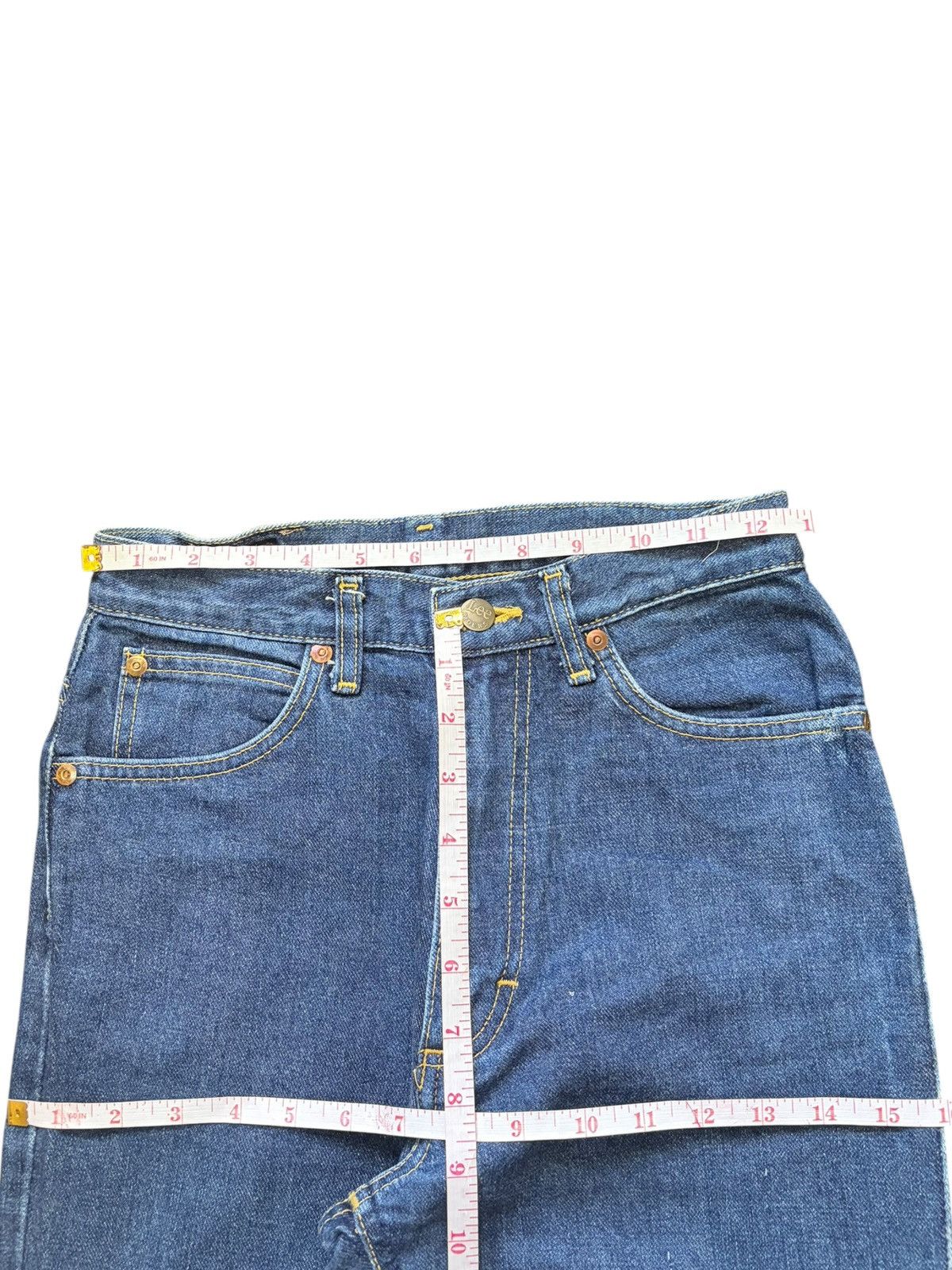 Lee Vintage Lee Riders Lady Blue Wash Distressed Jeans Size 25" / US 0 / IT 36 - 6 Thumbnail