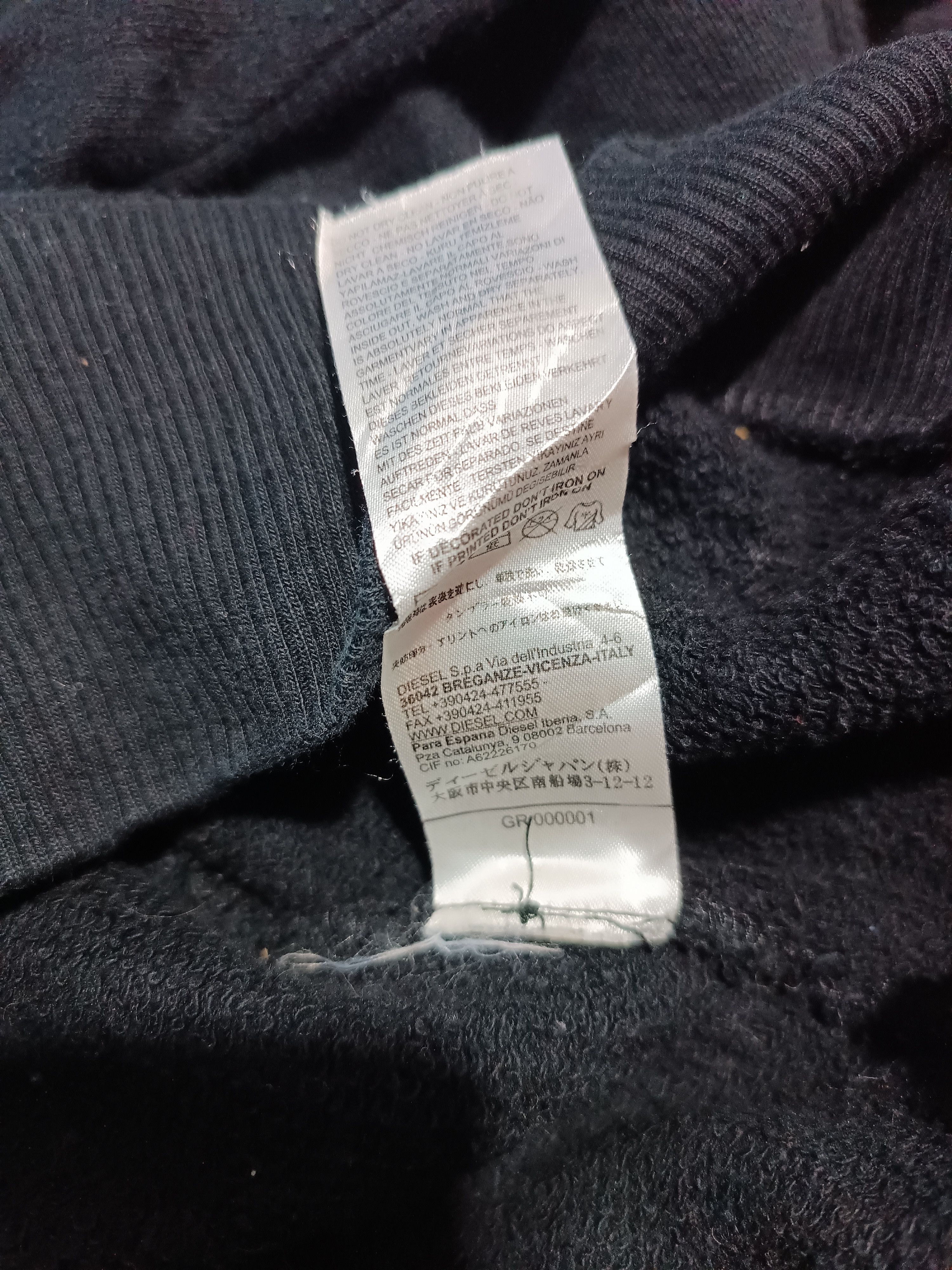 Diesel Vintage Diesel Black Hoodie Size US M / EU 48-50 / 2 - 11 Thumbnail