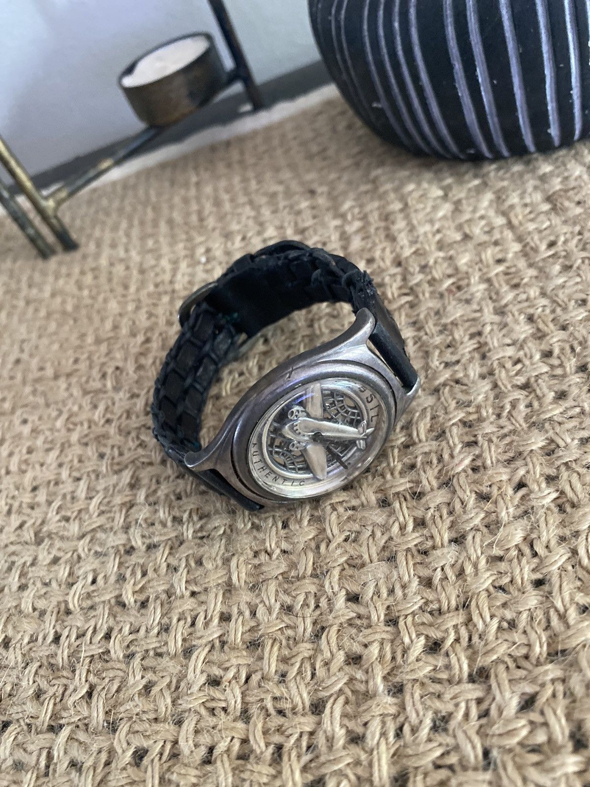 Fossil VINTAGE WOMAN’S AUTHENTIC FOSSIL AIRPLANE WATCH Size ONE SIZE - 15 Thumbnail