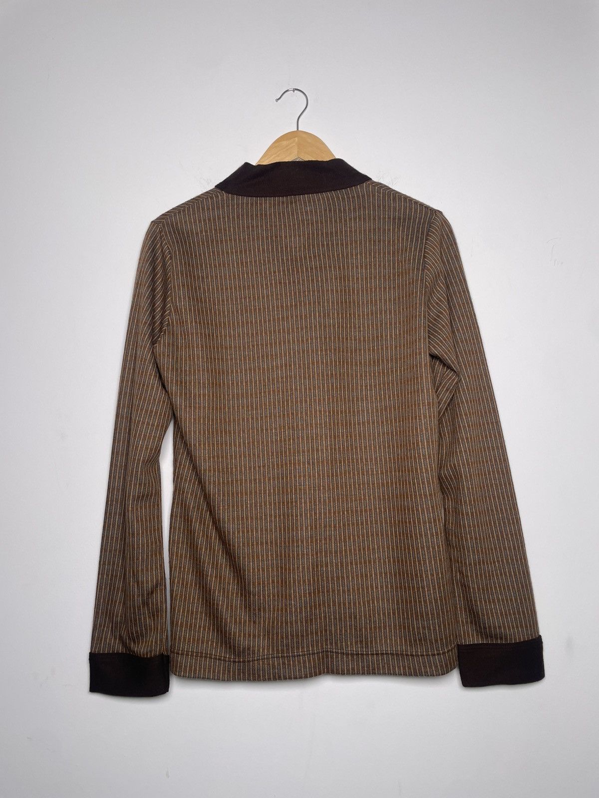 Other Vintage Brown Striped Knit Cardigan (S) Size US S / EU 44-46 / 1 - 3 Thumbnail