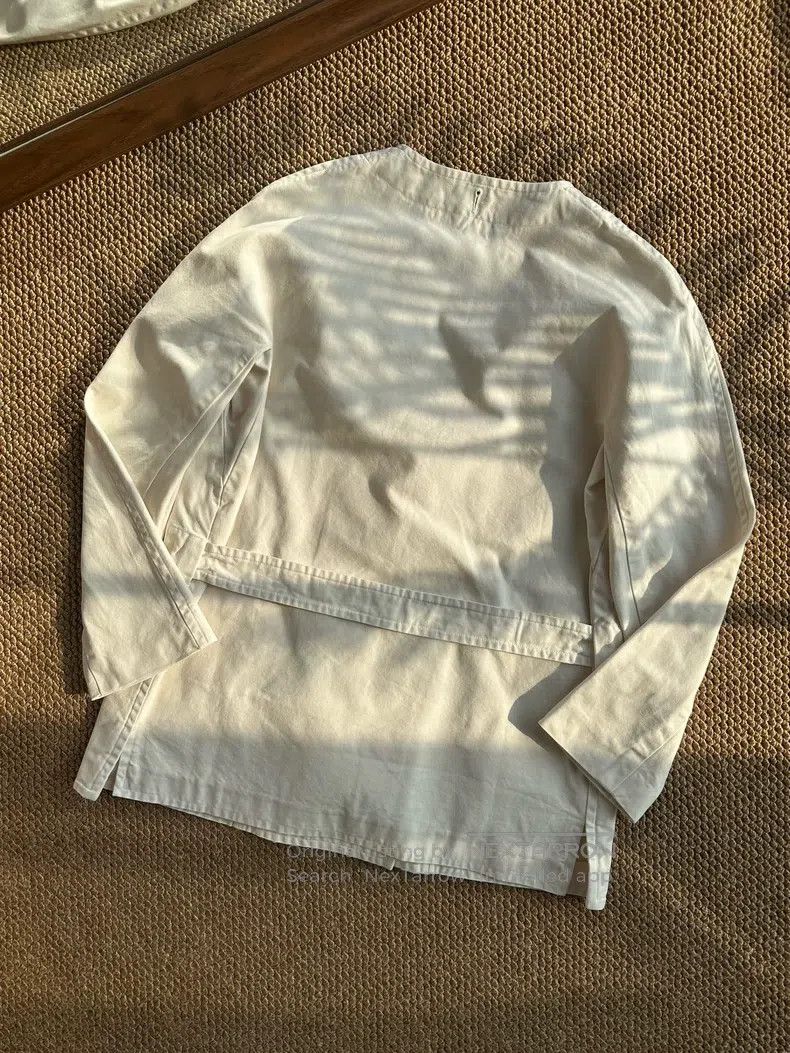 Hermes Hermes Margiela Era Cotton Detachable Collar Jacket - Whit Size XS / US 0-2 / IT 36-38 - 3 Thumbnail